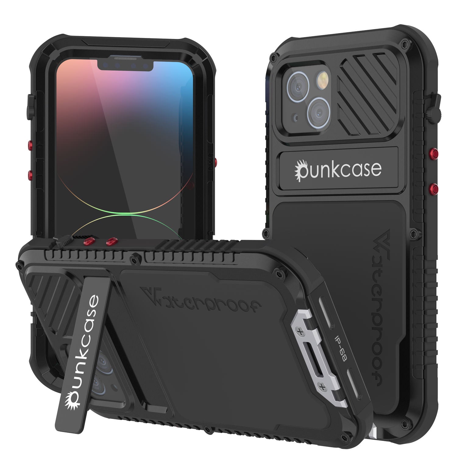 iPhone 14 Plus Metal Extreme 3.0 Case, Heavy Duty Military Grade Armor Cover [shock proof] Waterproof Aluminum Case [Silver]