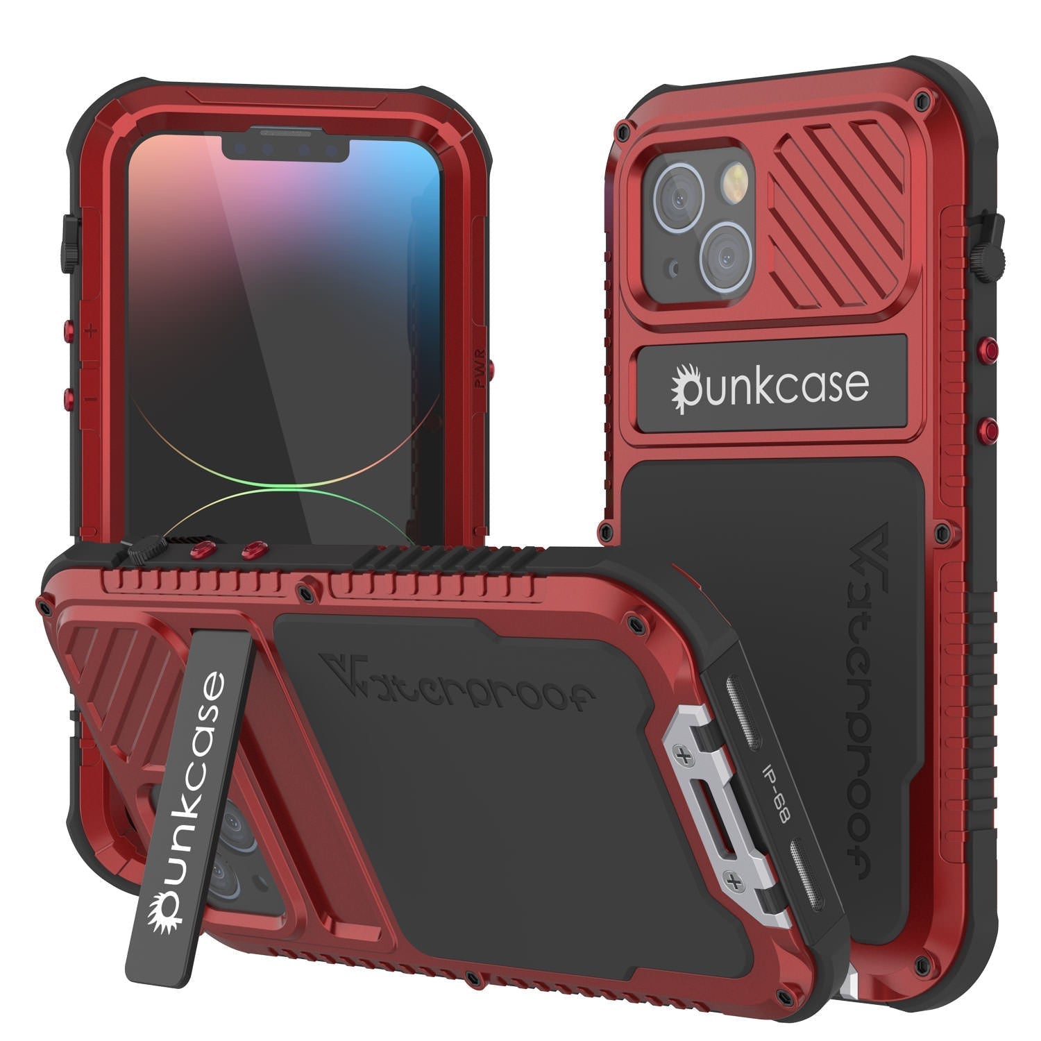 iPhone 14 Plus Metal Extreme 3.0 Case, Heavy Duty Military Grade Armor Cover [shock proof] Waterproof Aluminum Case [Silver]