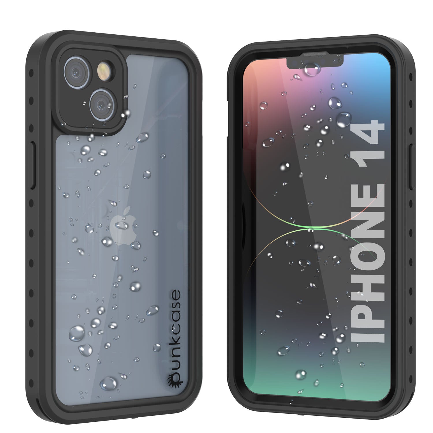 iPhone 14 Waterproof IP68 Case, Punkcase [White] [StudStar Series] [Slim Fit] [Dirtproof]