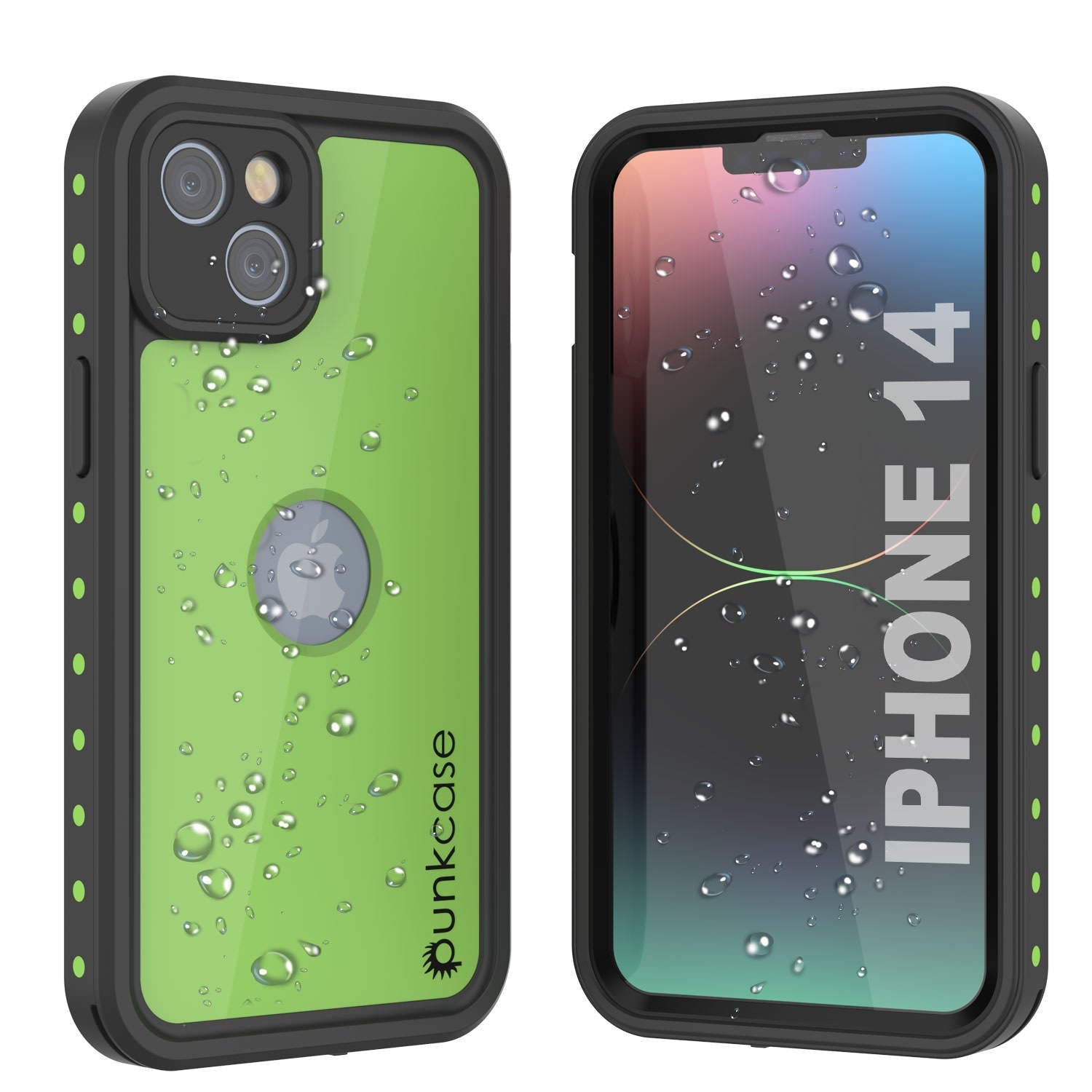 iPhone 14 Waterproof IP68 Case, Punkcase [Purple] [StudStar Series] [Slim Fit] [Dirtproof]