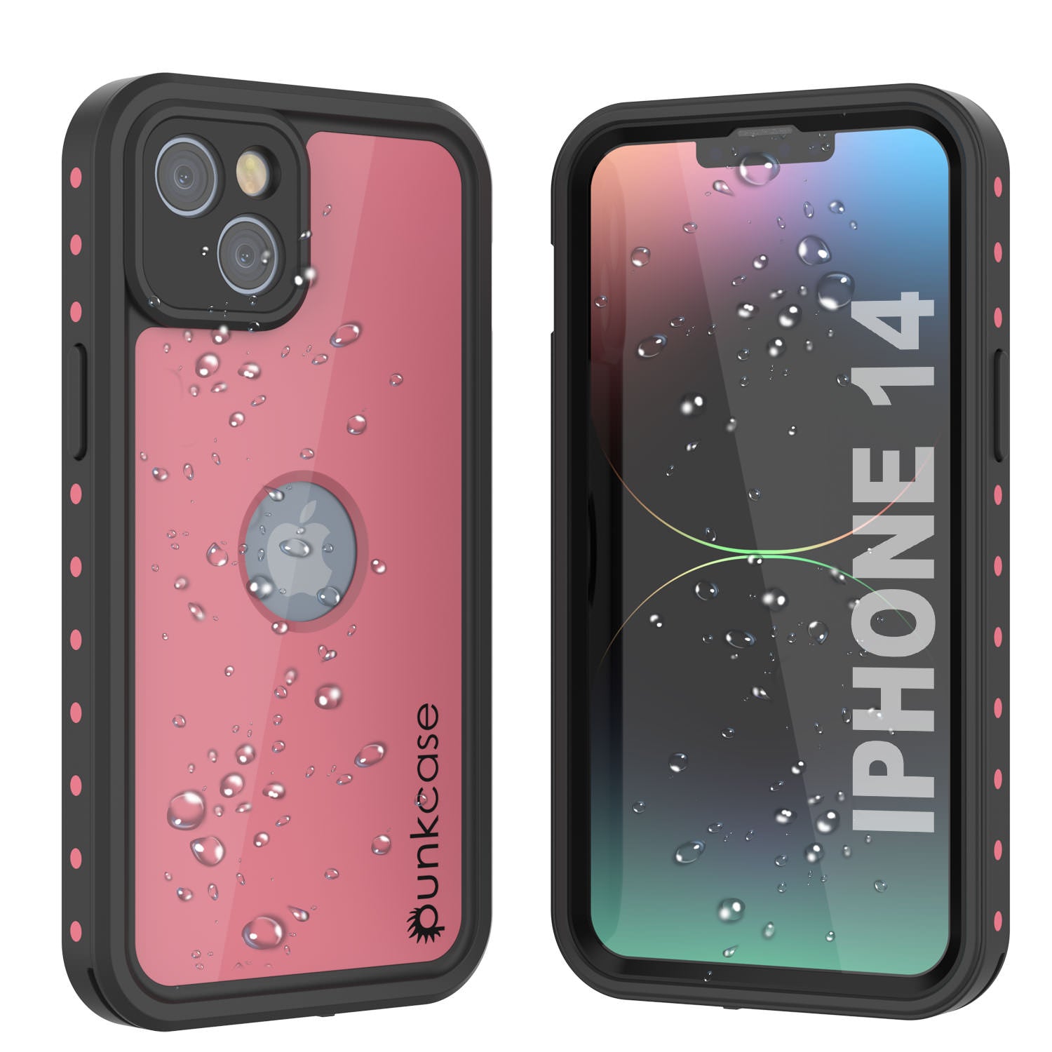 iPhone 14 Waterproof IP68 Case, Punkcase [Purple] [StudStar Series] [Slim Fit] [Dirtproof]