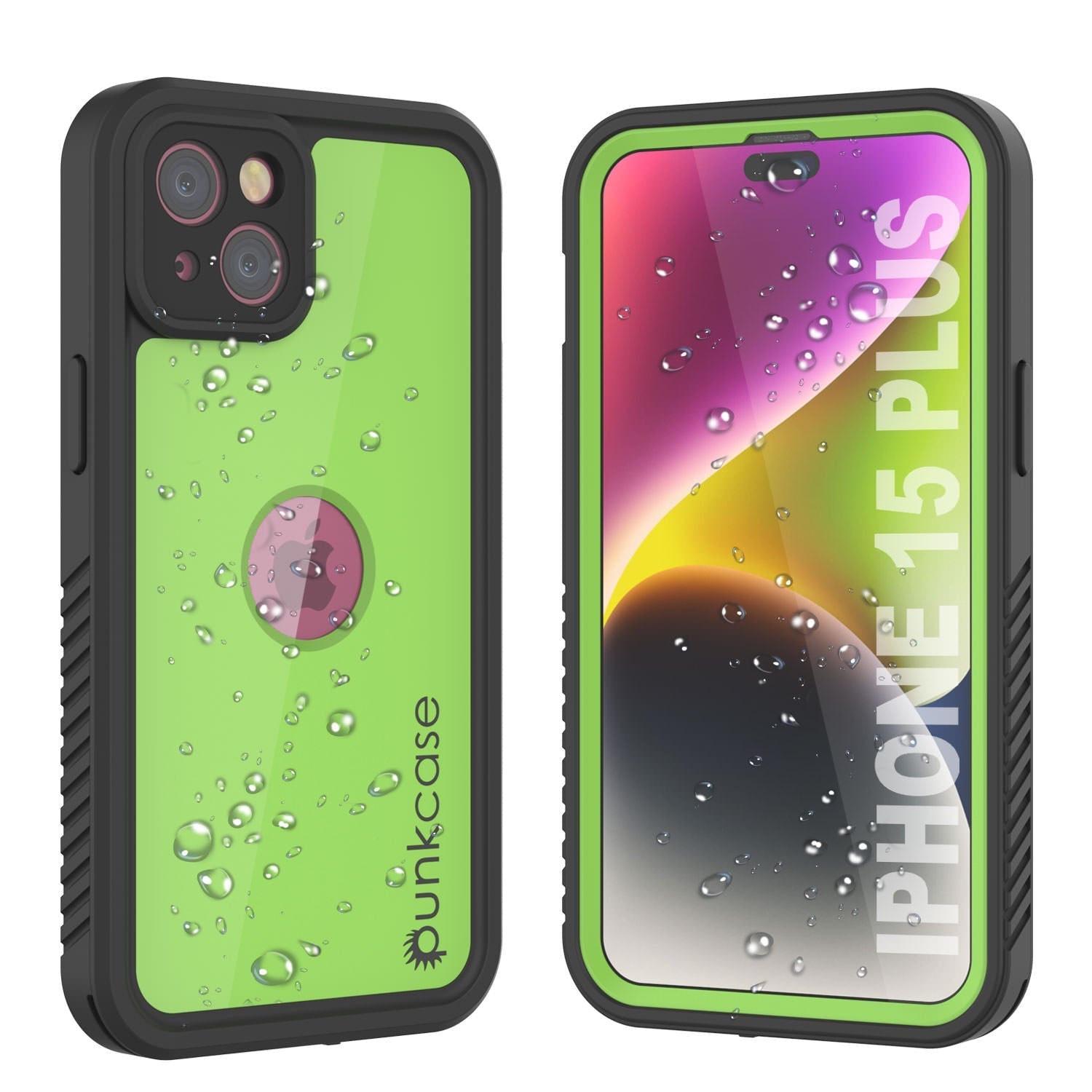 iPhone 15 Plus Waterproof IP68 Case, Punkcase [White] [StudStar Series] [Slim Fit] [Dirtproof]