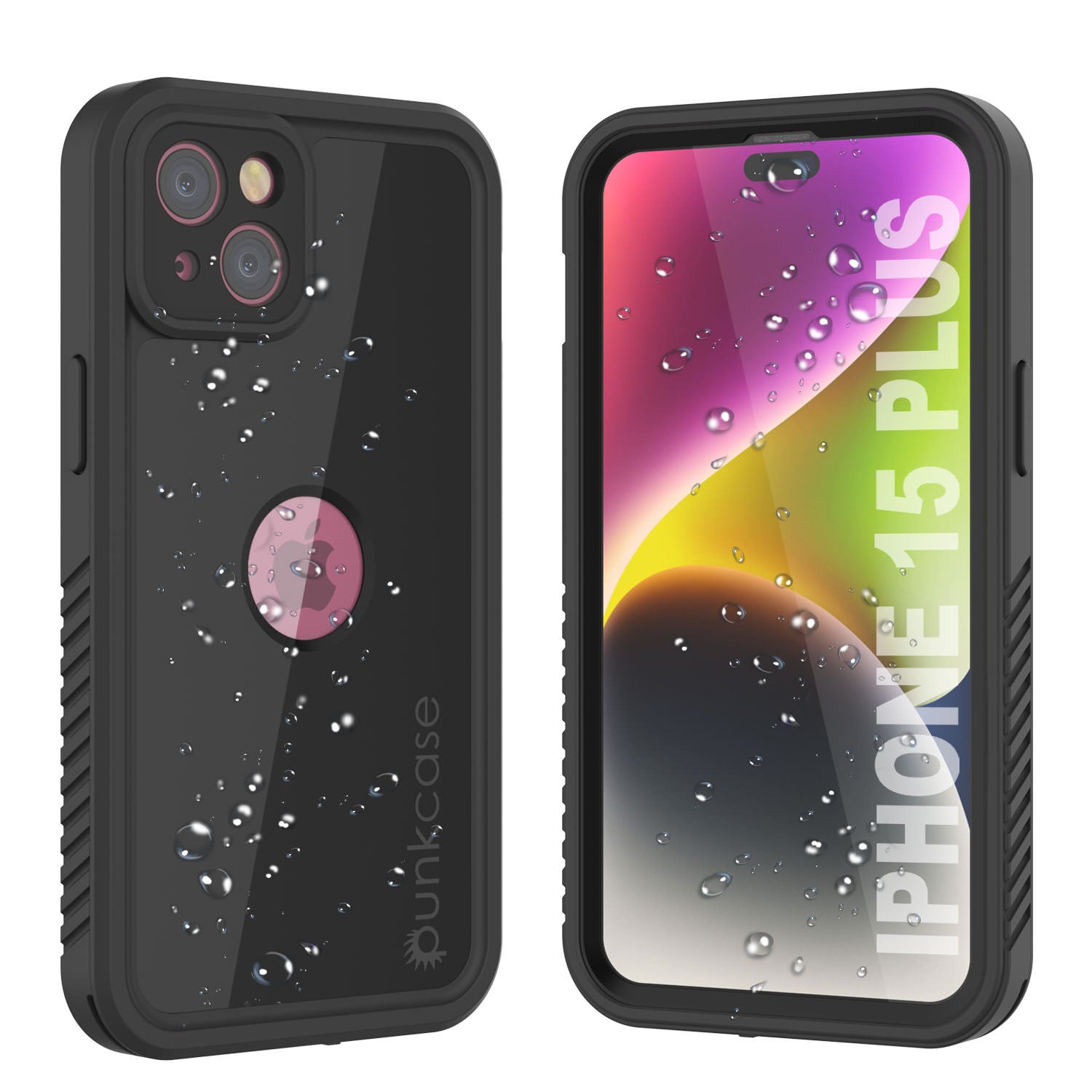 iPhone 15 Plus Waterproof IP68 Case, Punkcase [Lilac] [StudStar Series] [Slim Fit] [Dirtproof]