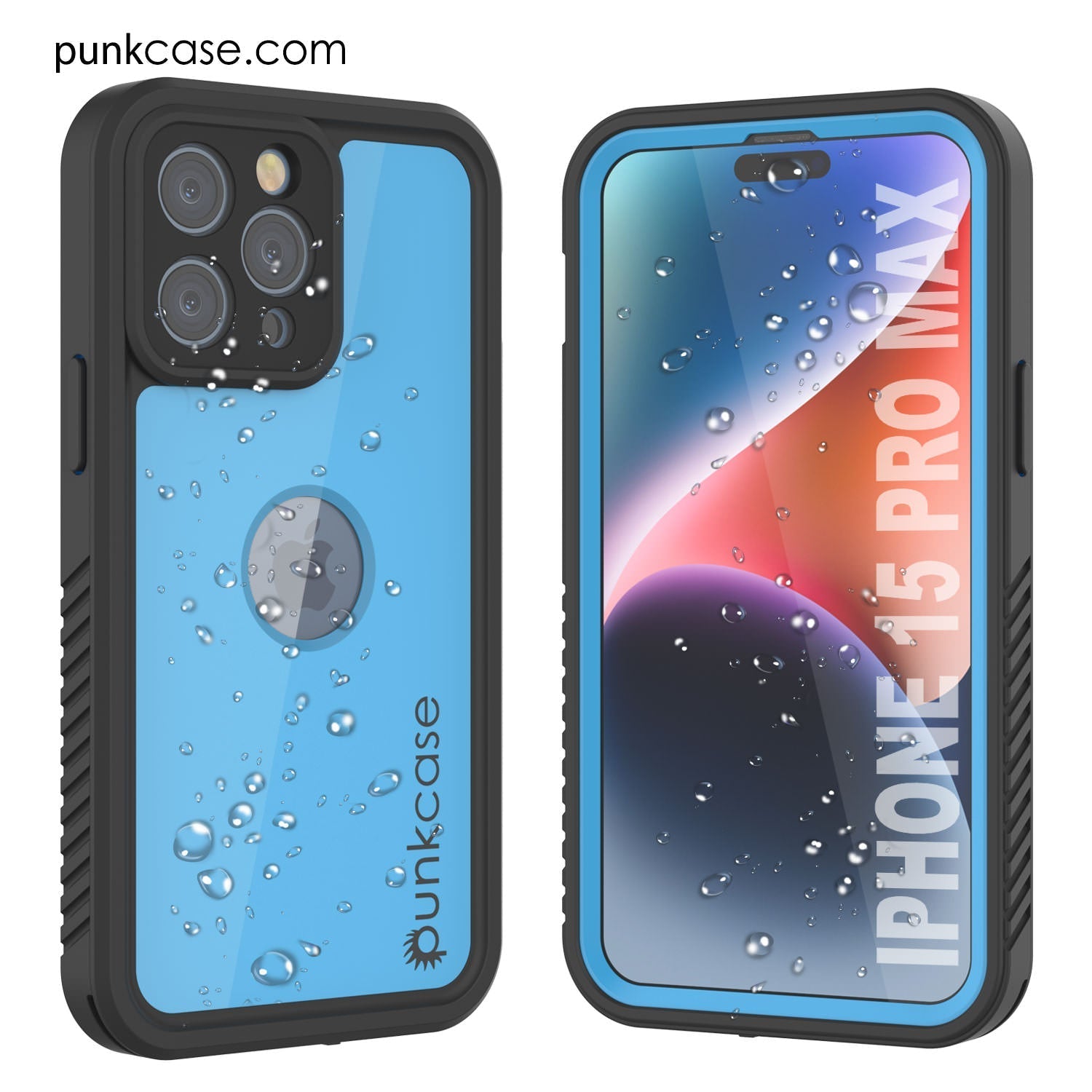 iPhone 15 Pro Max Waterproof IP68 Case, Punkcase [Light green] [StudStar Series] [Slim Fit] [Dirtproof]
