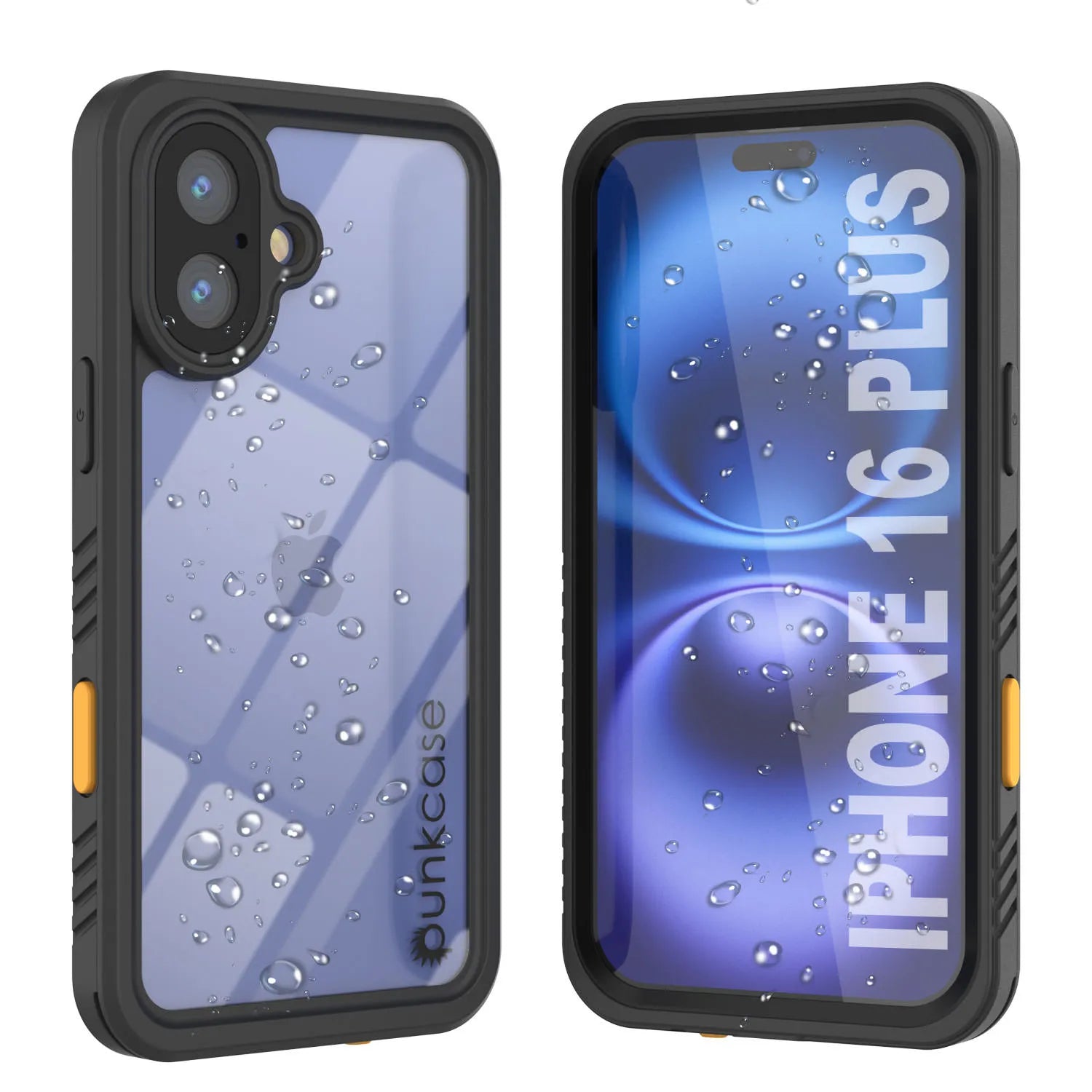 iPhone 16 Plus Waterproof Case, Punkcase [Extreme Series] Armor Cover W/ Built In Screen Protector [Navy Blue]