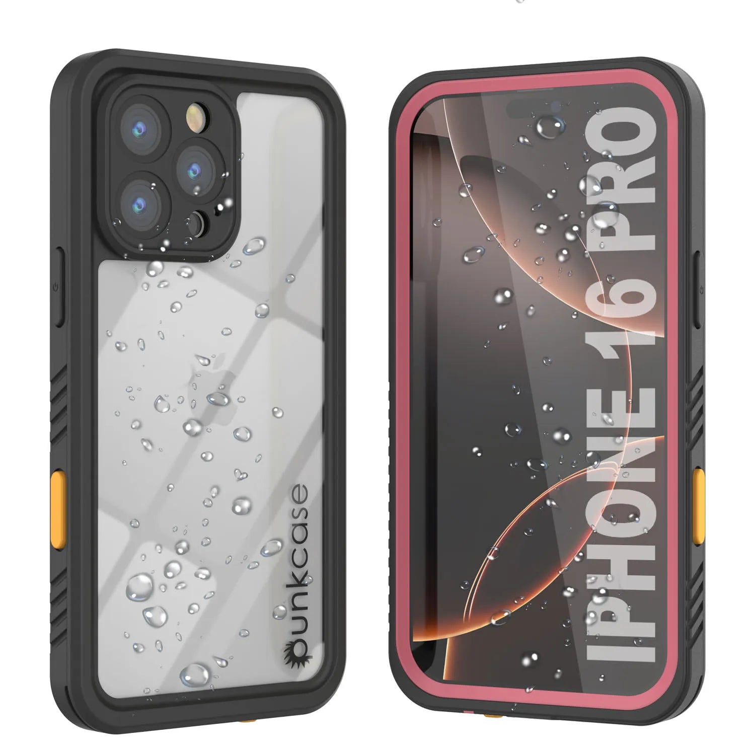 iPhone 16 Pro Waterproof Case, Punkcase [Extreme Series] Armor Cover W/ Built In Screen Protector [Purple]