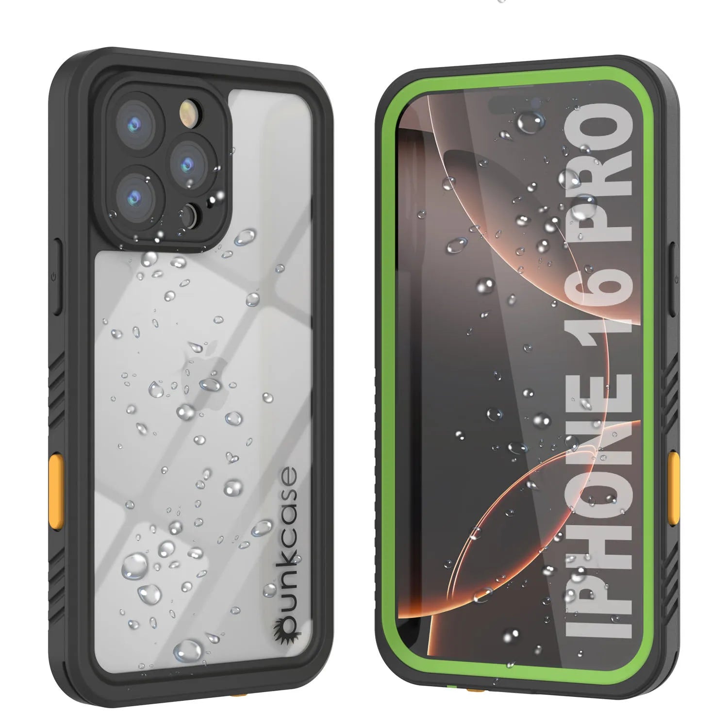 iPhone 16 Pro Waterproof Case, Punkcase [Extreme Series] Armor Cover W/ Built In Screen Protector [Purple]