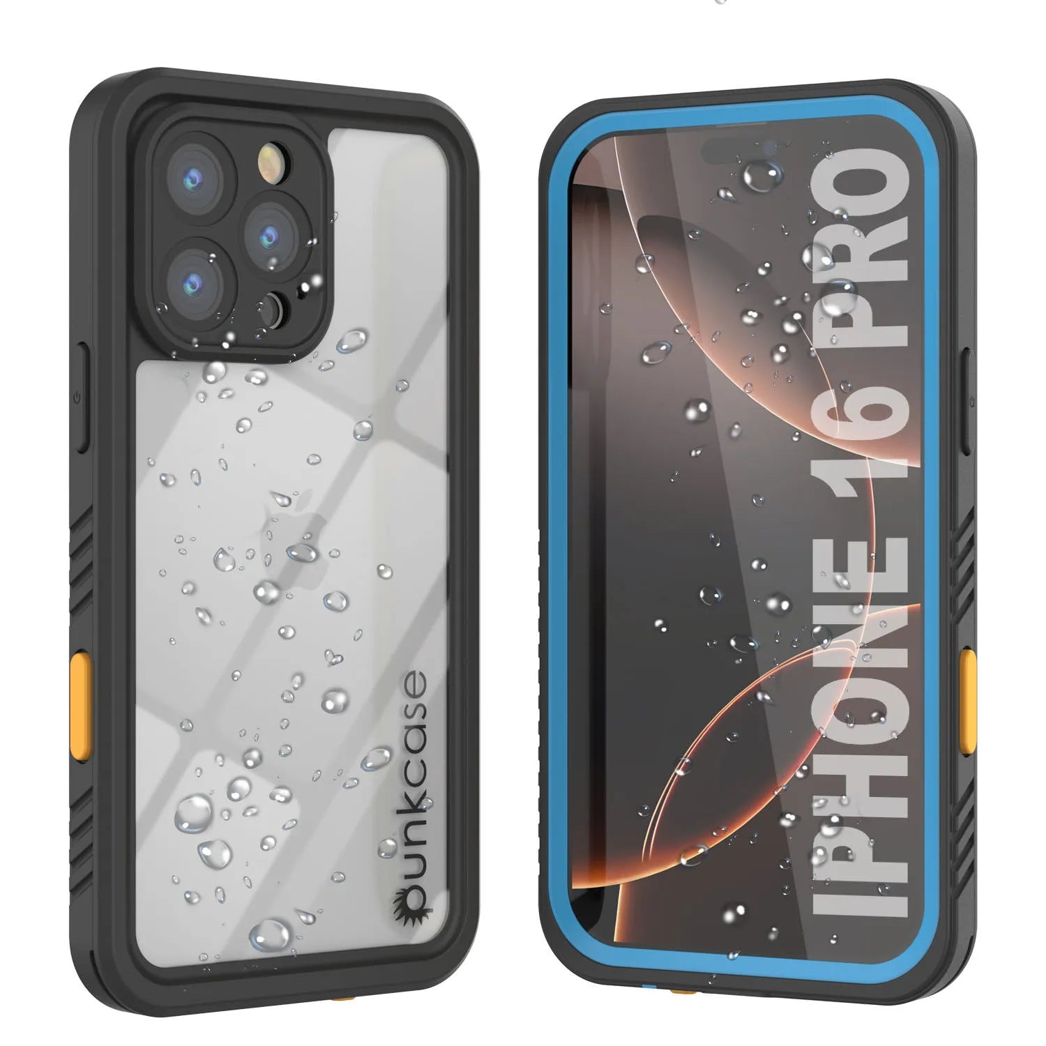 iPhone 16 Pro Waterproof Case, Punkcase [Extreme Series] Armor Cover W/ Built In Screen Protector [Purple]