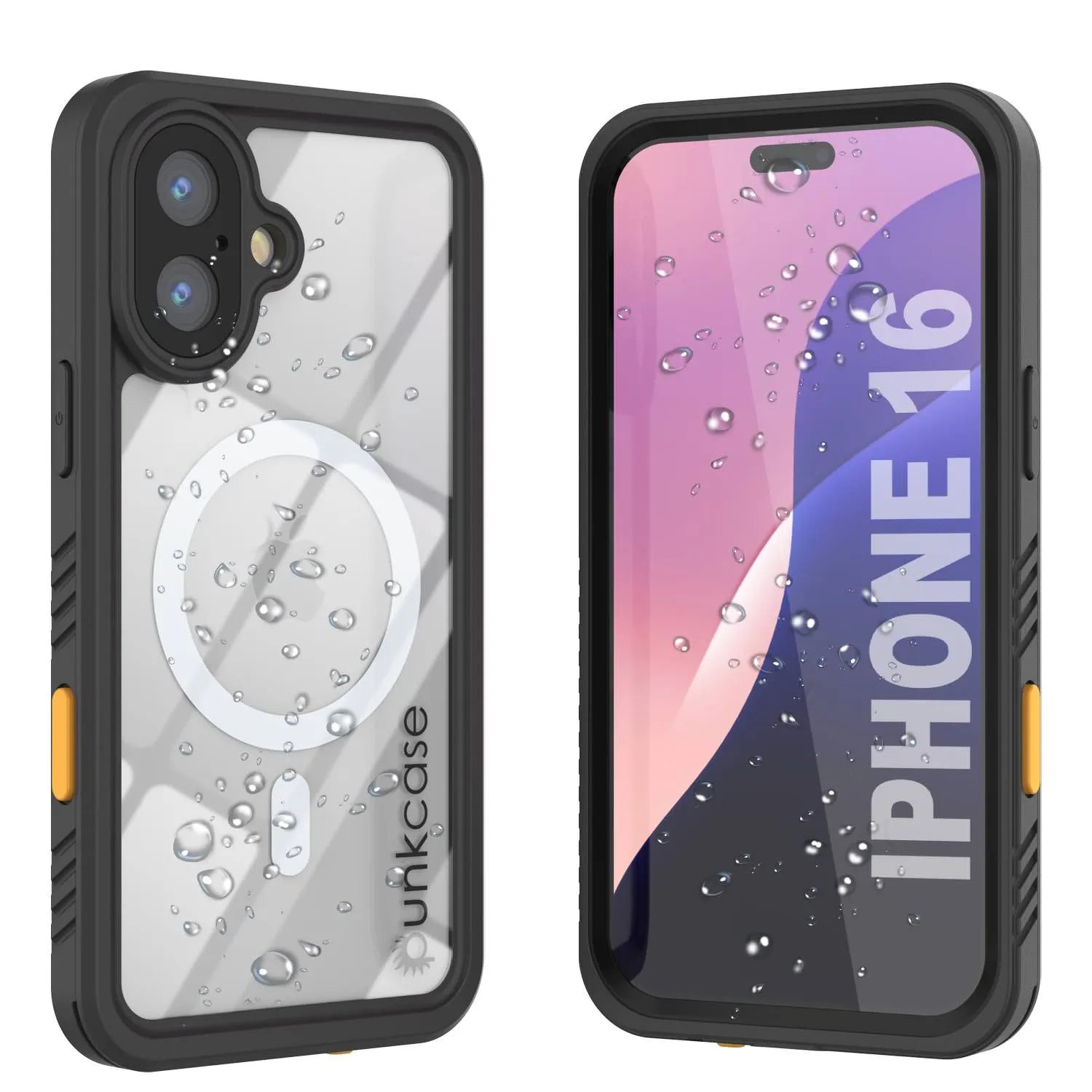 iPhone 16 Waterproof Case, Punkcase [Extreme Mag Series] Armor Cover W/ Built In Screen Protector [Blue]