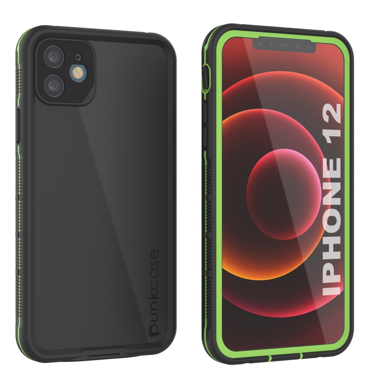 Punkcase iPhone 12 Waterproof Case [Aqua Series] Armor Cover [Pink]