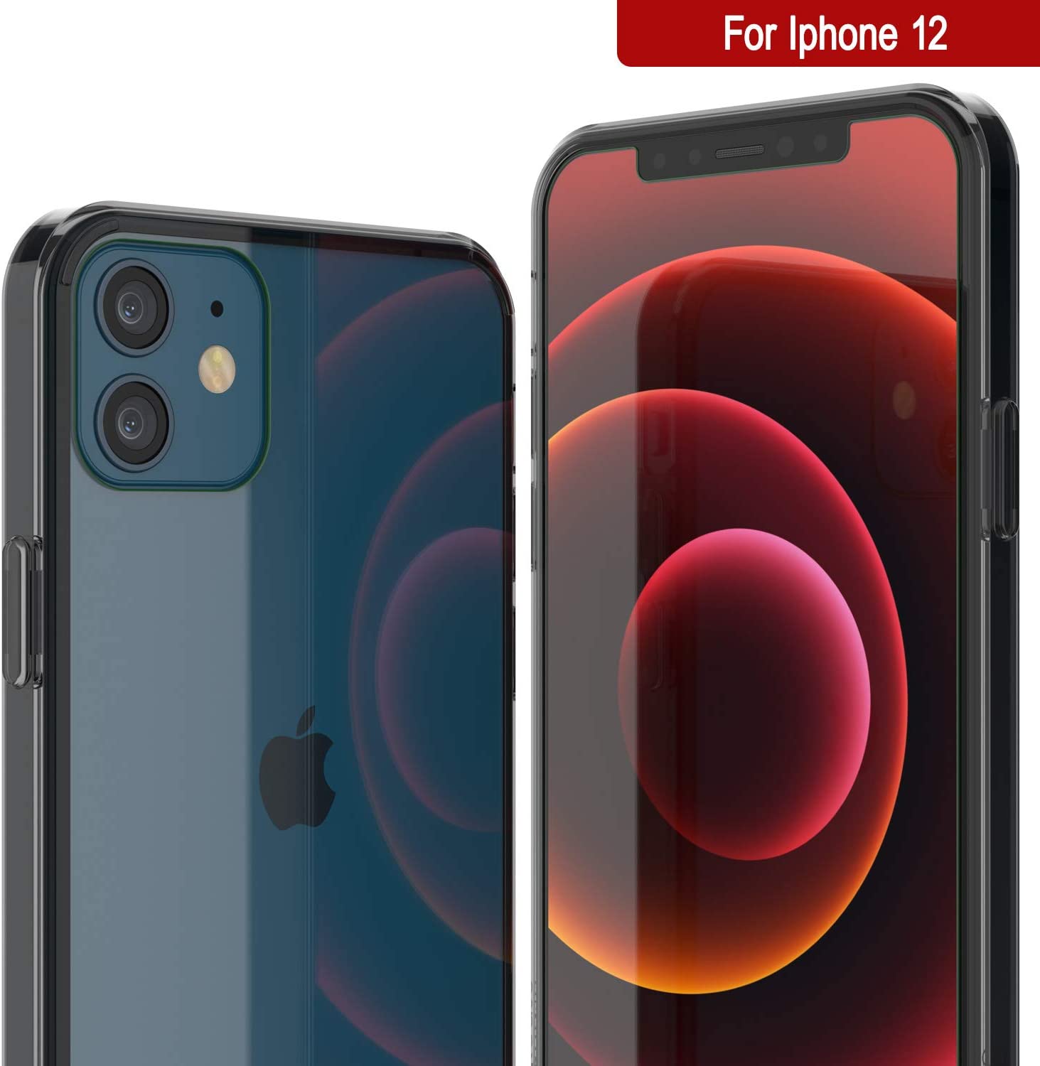 iPhone 12 Case Punkcase® LUCID 2.0 Clear Series Series w/ PUNK SHIELD Screen Protector | Ultra Fit