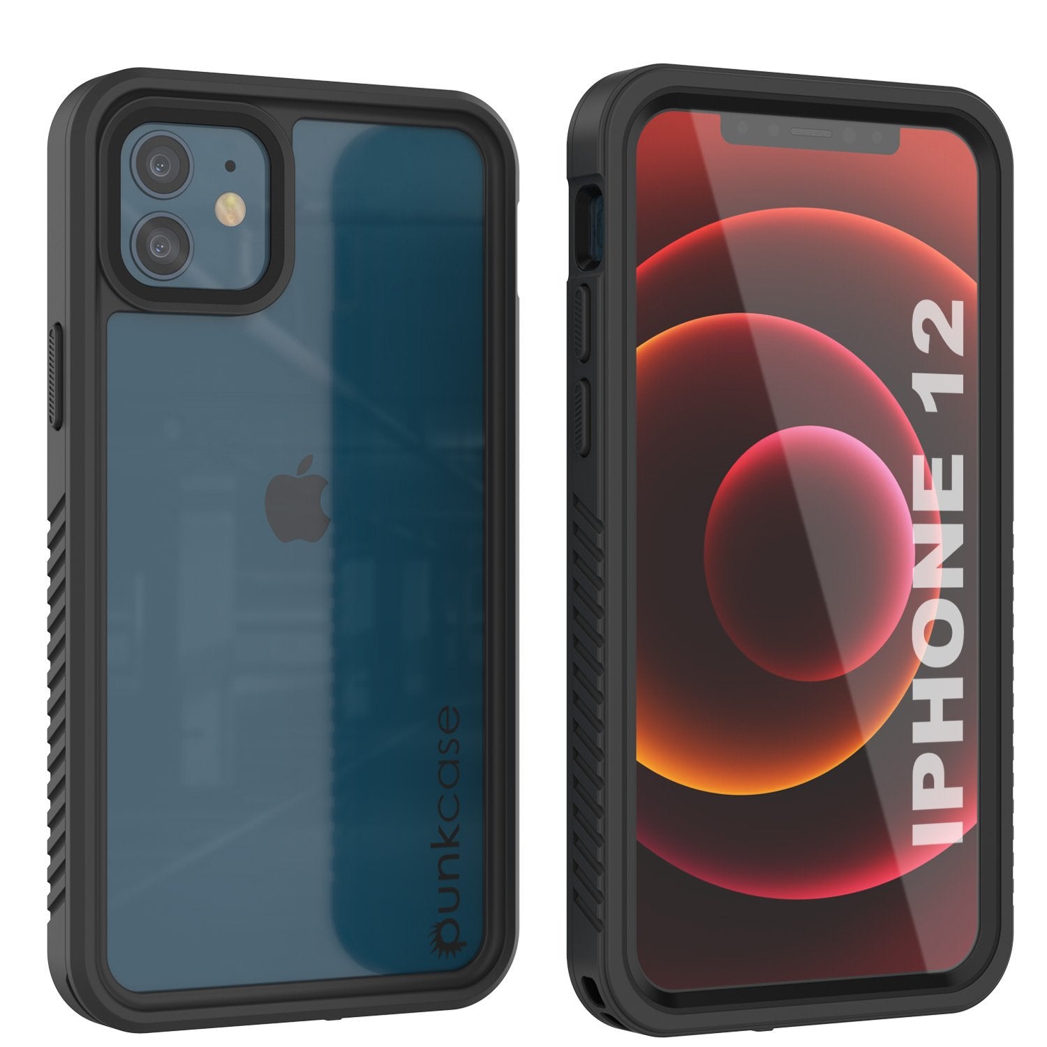 iPhone 12  Waterproof Case, Punkcase [Extreme Series] Armor Cover W/ Built In Screen Protector [Teal]