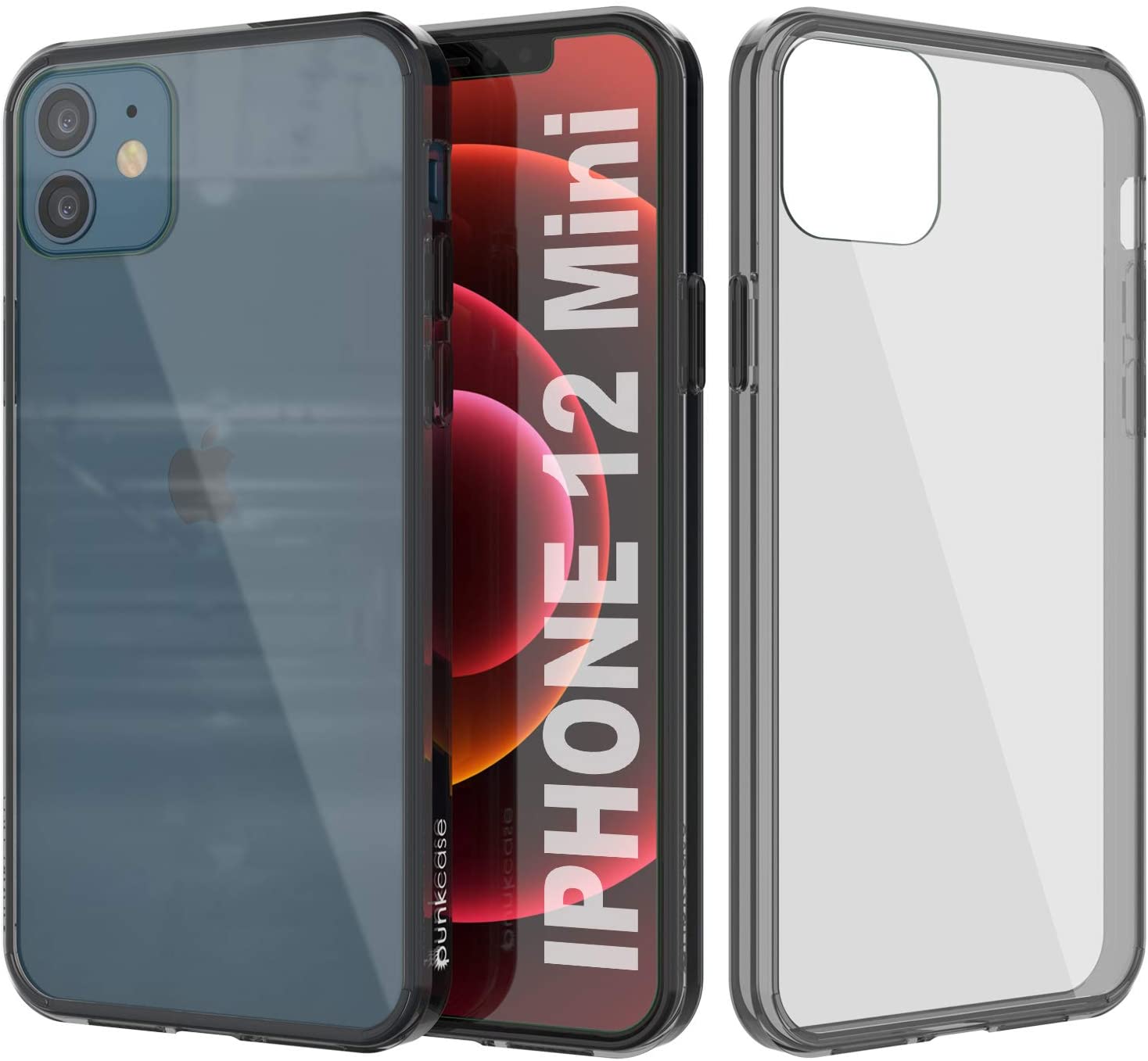 iPhone 12 Mini Case Punkcase® LUCID 2.0 Clear Series Series w/ PUNK SHIELD Screen Protector | Ultra Fit