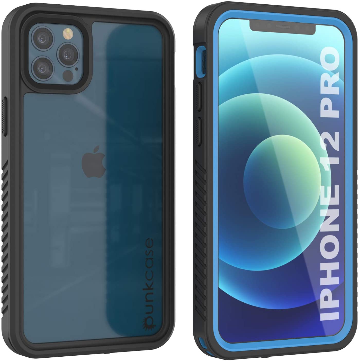 iPhone 12 Pro Waterproof Case, Punkcase [Extreme Series] Armor Cover W/ Built In Screen Protector [Light Green]