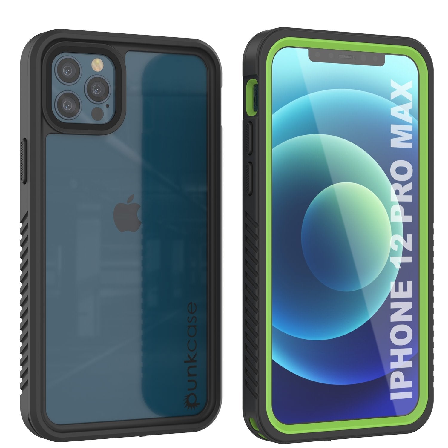 iPhone 12 Pro Max Waterproof Case, Punkcase [Extreme Series] Armor Cover W/ Built In Screen Protector [Teal]