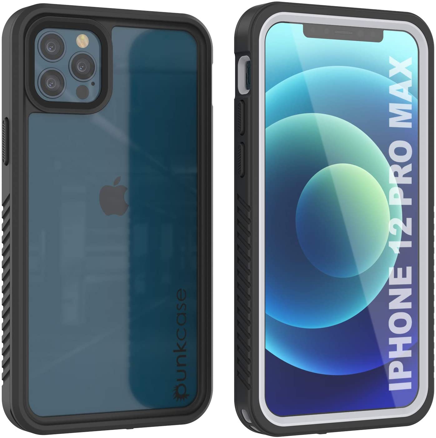 iPhone 12 Pro Max Waterproof Case, Punkcase [Extreme Series] Armor Cover W/ Built In Screen Protector [Purple]