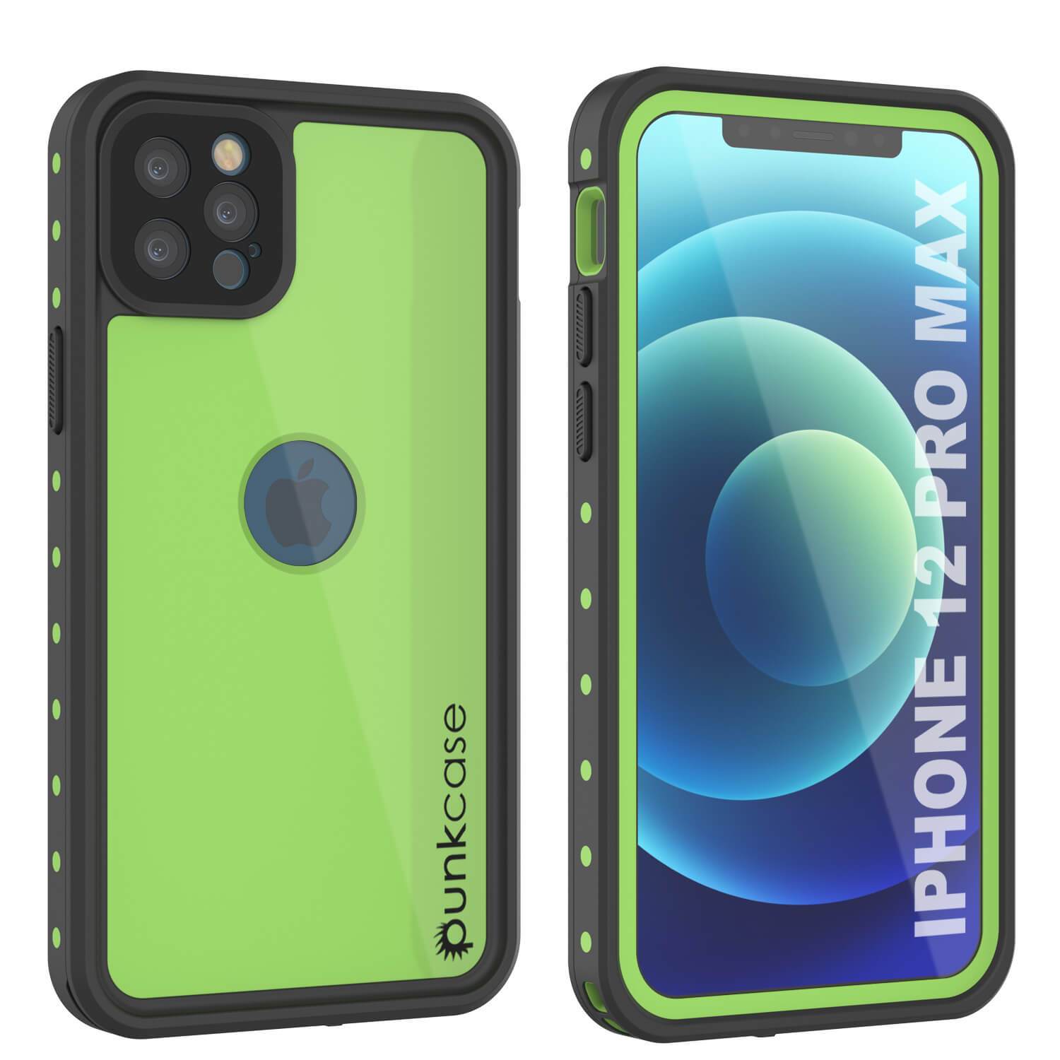 iPhone 12 Pro Max Waterproof IP68 Case, Punkcase [Clear] [StudStar Series] [Slim Fit] [Dirtproof]