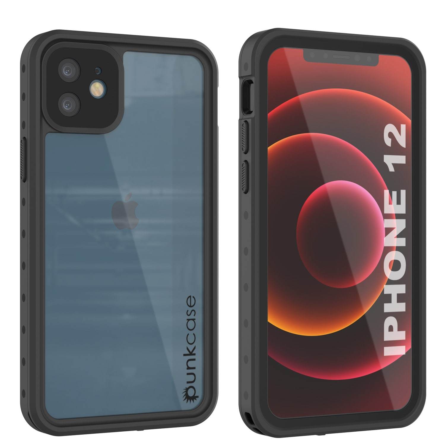 iPhone 12 Waterproof IP68 Case, Punkcase [White] [StudStar Series] [Slim Fit] [Dirtproof]