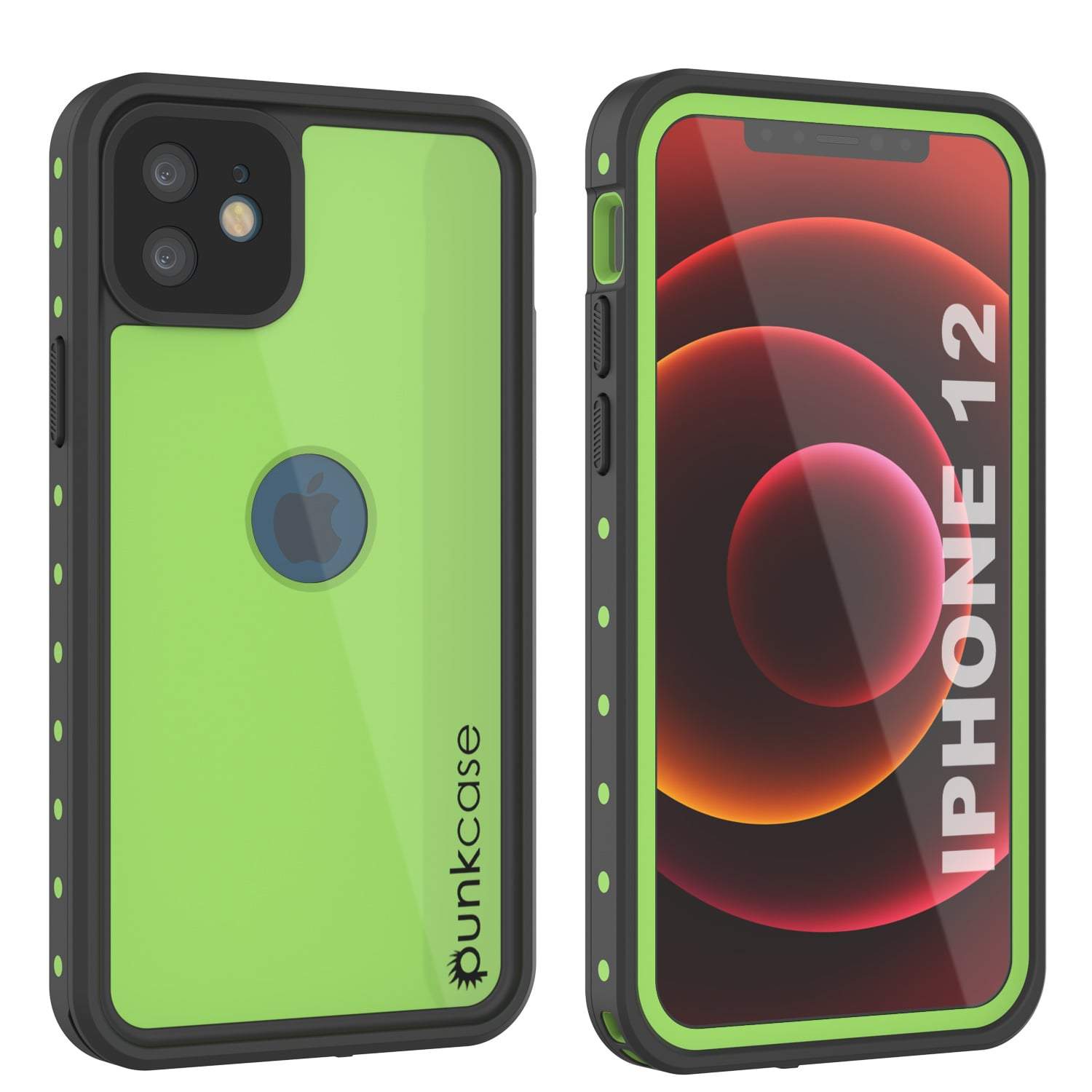 iPhone 12 Waterproof IP68 Case, Punkcase [White] [StudStar Series] [Slim Fit] [Dirtproof]