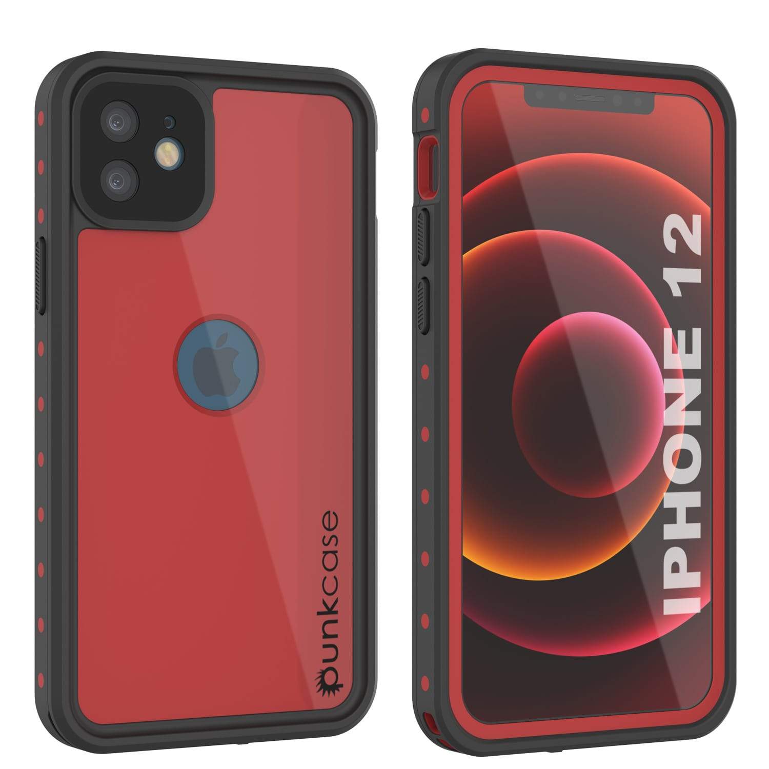 iPhone 12 Waterproof IP68 Case, Punkcase [White] [StudStar Series] [Slim Fit] [Dirtproof]
