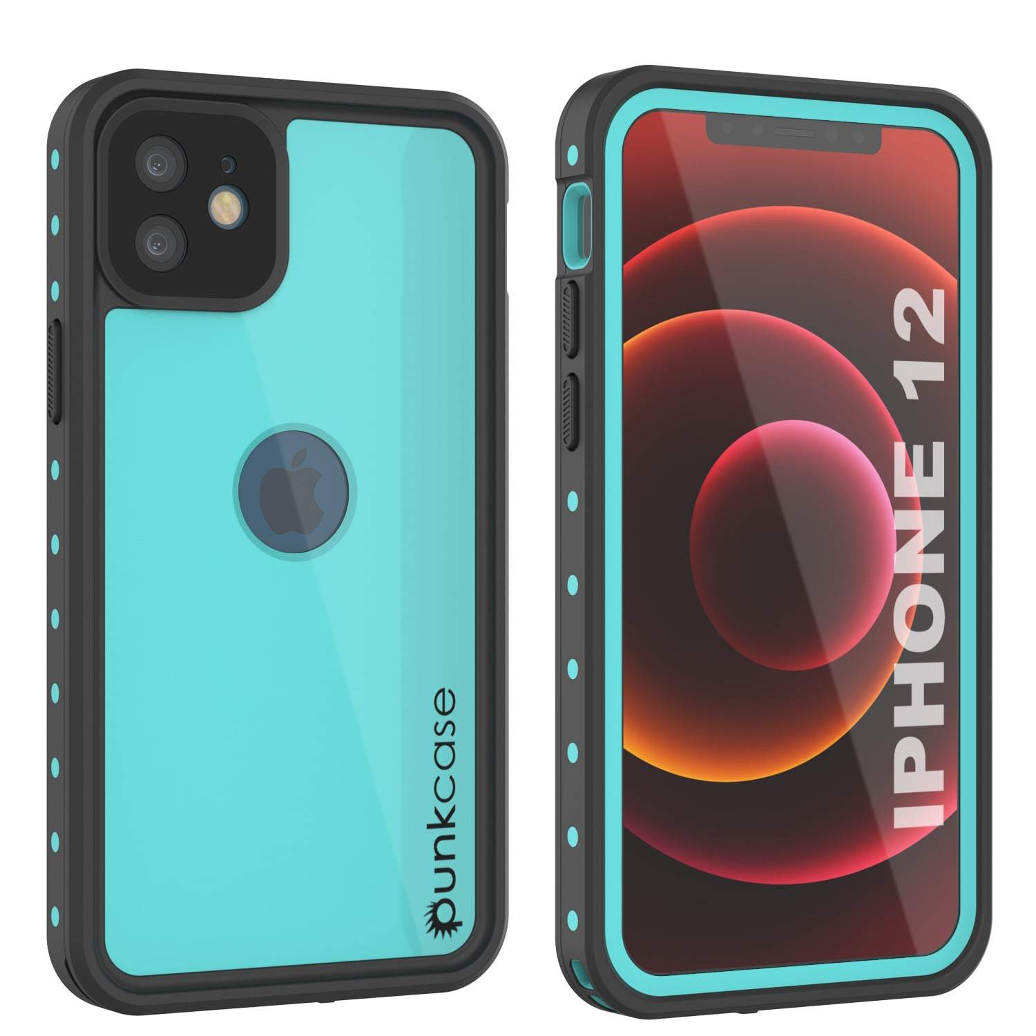 iPhone 12 Waterproof IP68 Case, Punkcase [White] [StudStar Series] [Slim Fit] [Dirtproof]