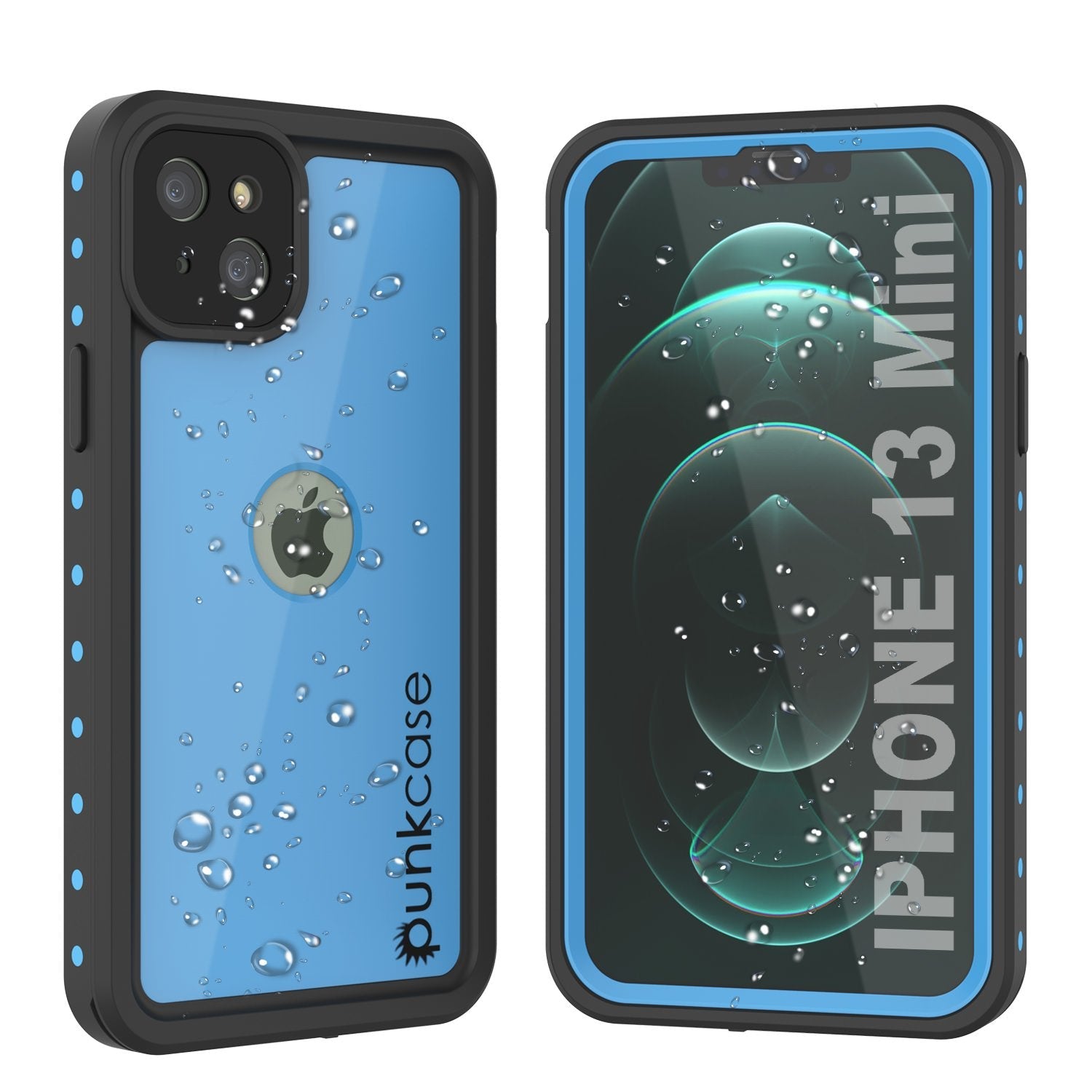 iPhone 13 Mini Waterproof IP68 Case, Punkcase [Pink] [StudStar Series] [Slim Fit] [Dirtproof]