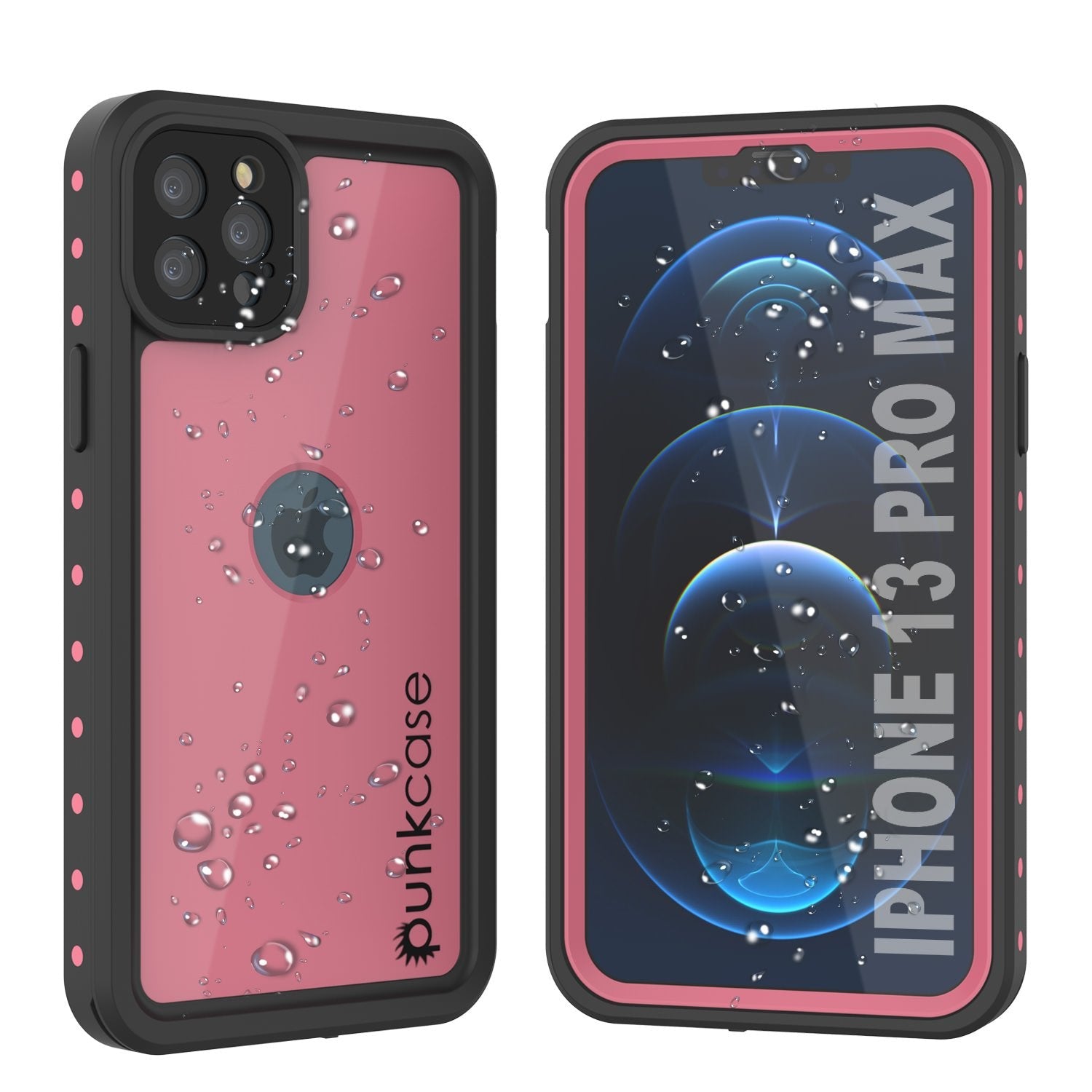 iPhone 13 Pro Max Waterproof IP68 Case, Punkcase [Light green] [StudStar Series] [Slim Fit] [Dirtproof]