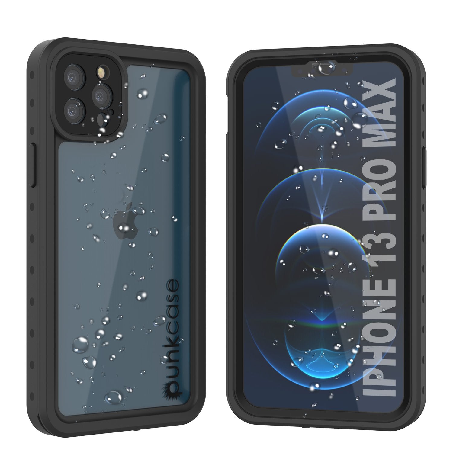 iPhone 13 Pro Max Waterproof IP68 Case, Punkcase [White] [StudStar Series] [Slim Fit] [Dirtproof]