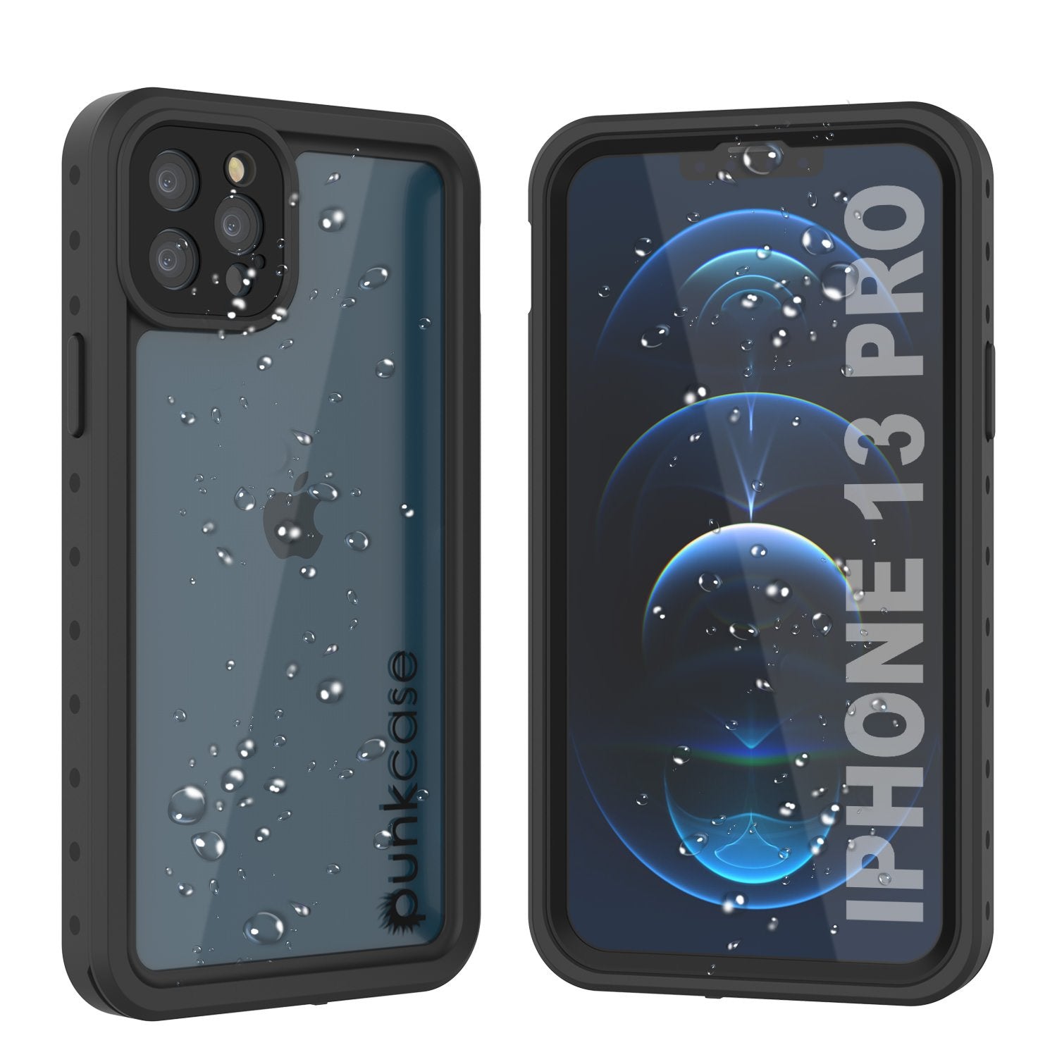iPhone 13 Pro Waterproof IP68 Case, Punkcase [White] [StudStar Series] [Slim Fit] [Dirtproof]