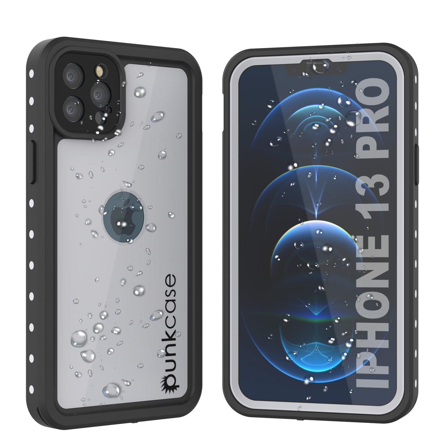 iPhone 13 Pro Waterproof IP68 Case, Punkcase [Purple] [StudStar Series] [Slim Fit] [Dirtproof]