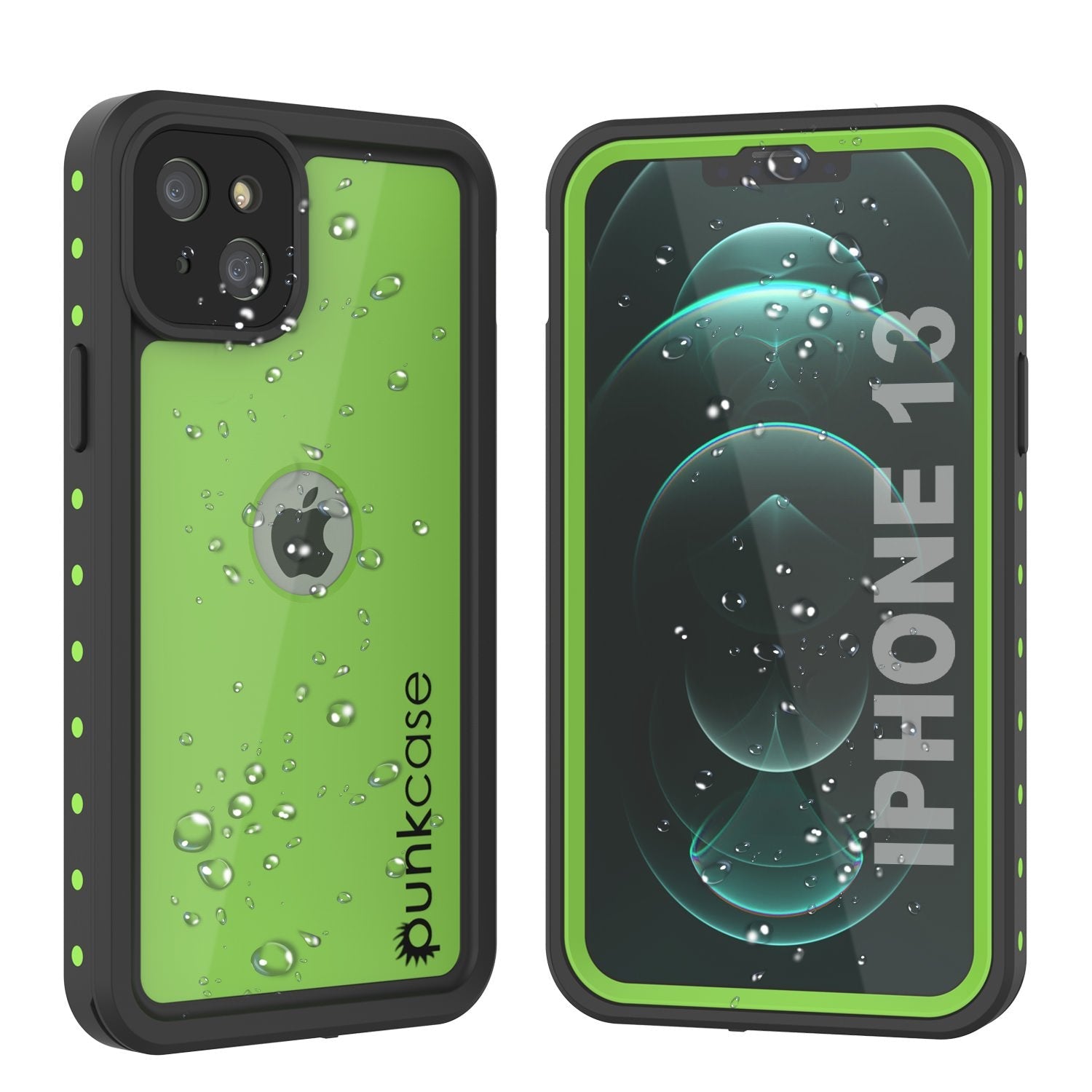 iPhone 13 Waterproof IP68 Case, Punkcase [Purple] [StudStar Series] [Slim Fit] [Dirtproof]