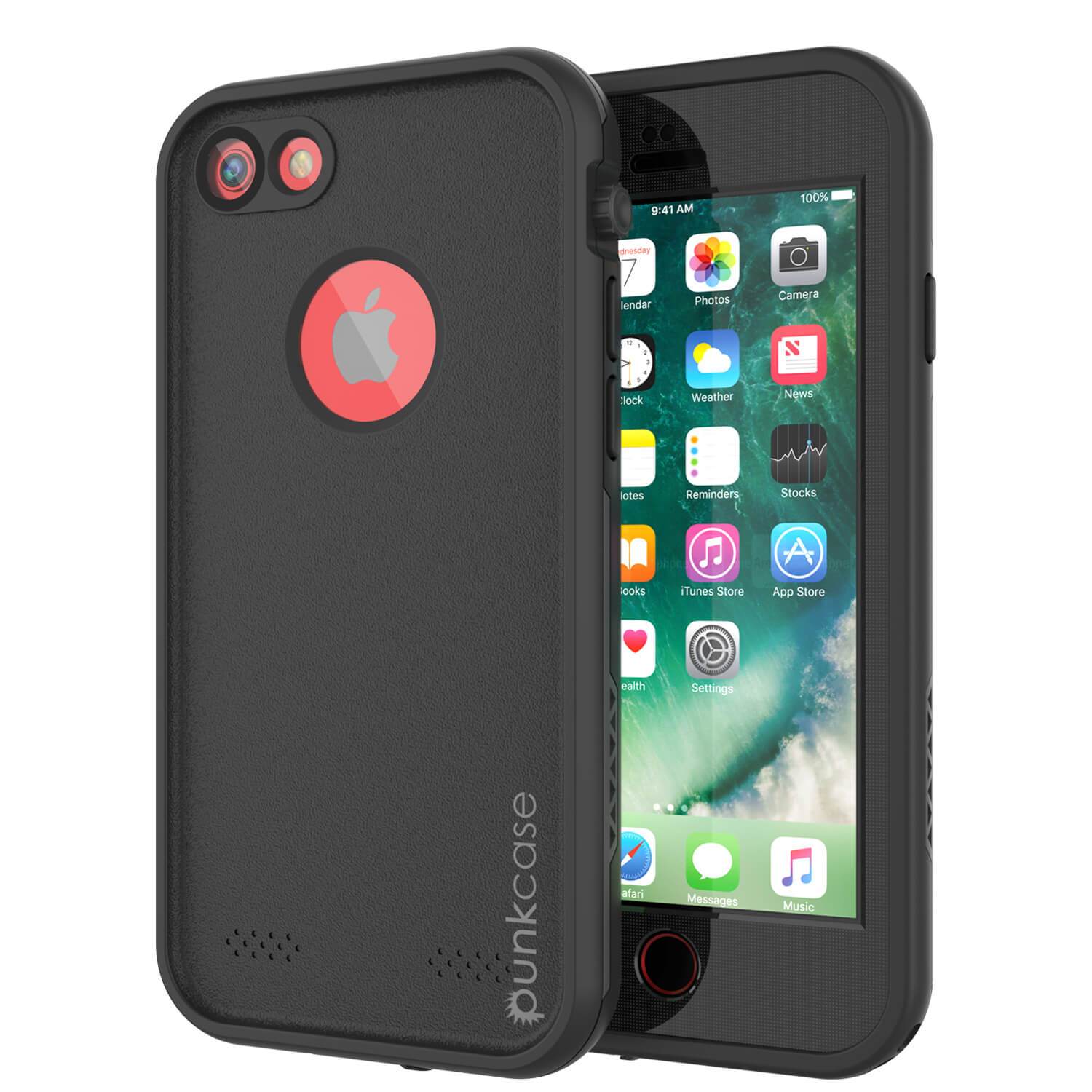 iPhone 8 Waterproof Case, Punkcase SpikeStar White Series | Thin Fit 6.6ft Underwater IP68
