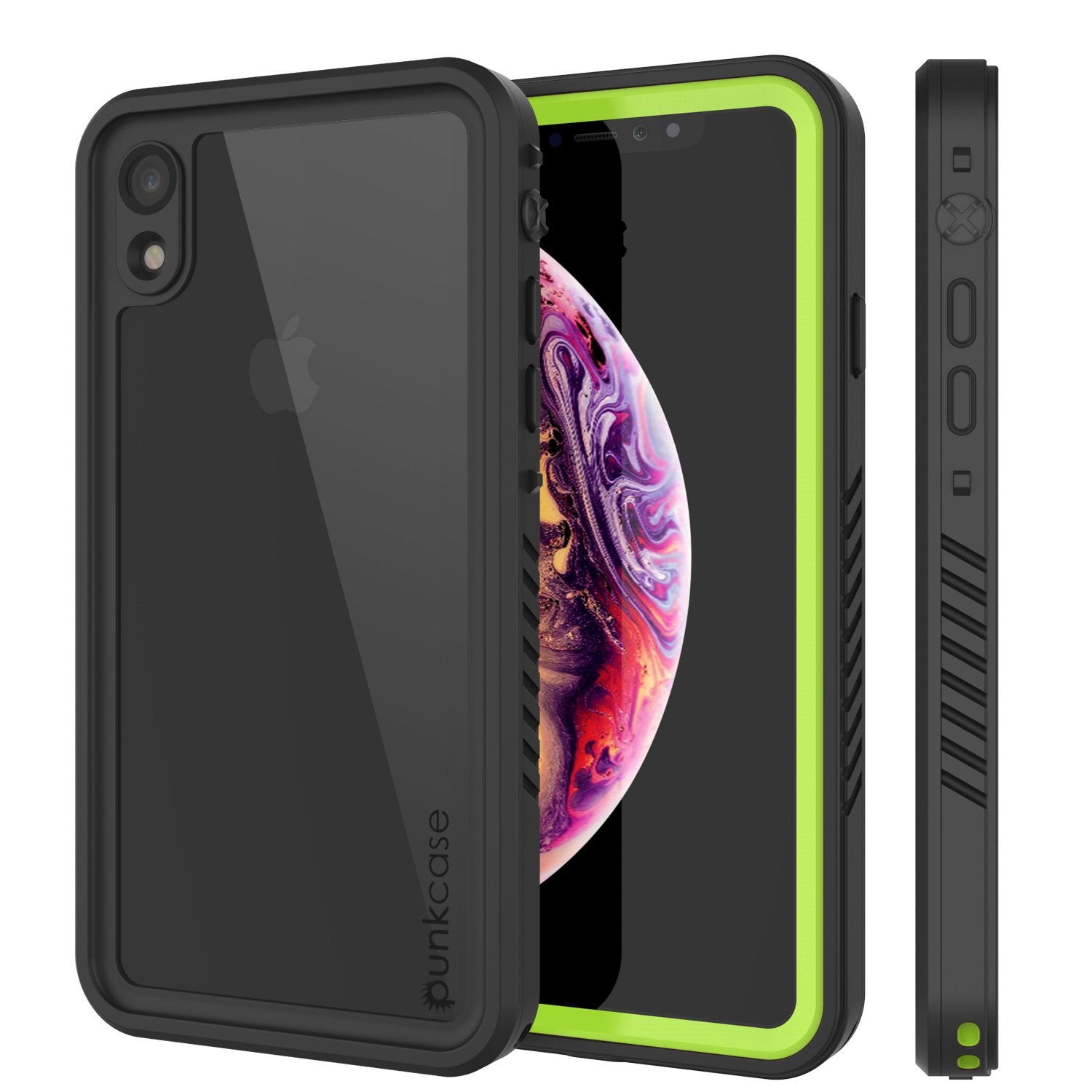 iPhone XR Waterproof Case, Punkcase [Extreme Series] Armor Cover W/ Built In Screen Protector [Purple]