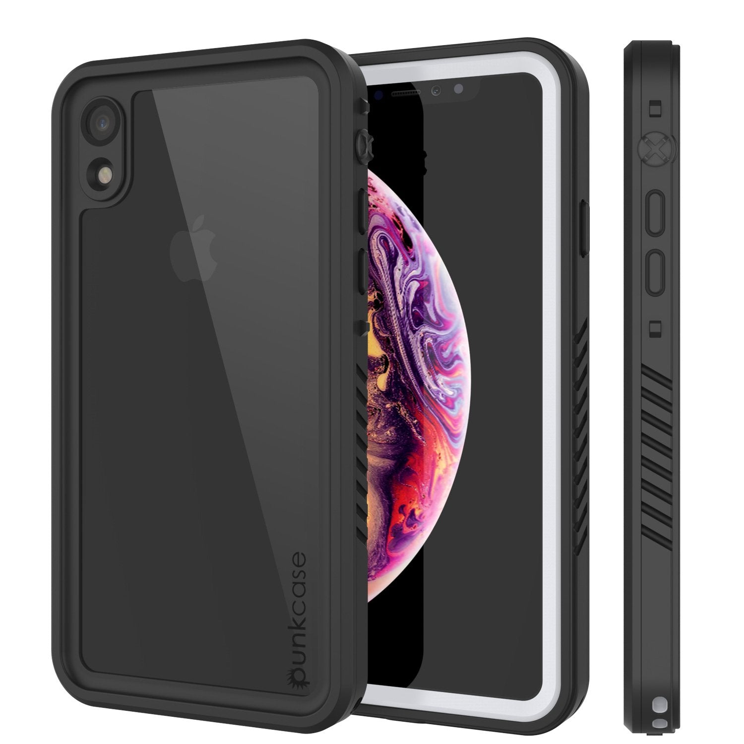 iPhone XR Waterproof Case, Punkcase [Extreme Series] Armor Cover W/ Built In Screen Protector [Purple]