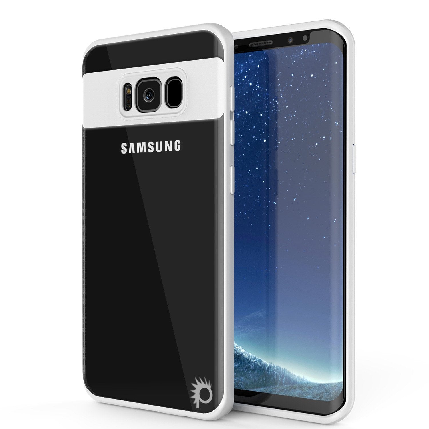 Galaxy S8 Plus Case, Punkcase [MASK Series] [RED] Full Body Hybrid Dual Layer TPU Cover W/ Protective PUNKSHIELD Screen Protector