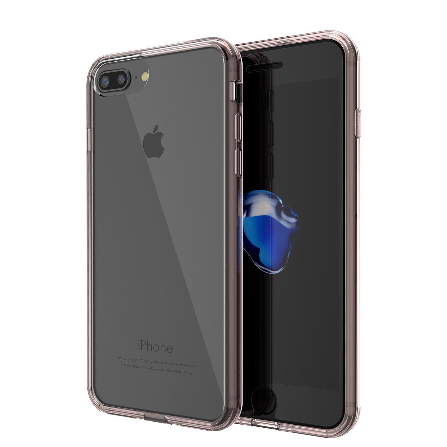 iPhone 8 Case Punkcase® LUCID 2.0 Light Blue Series w/ PUNK SHIELD Screen Protector | Ultra Fit