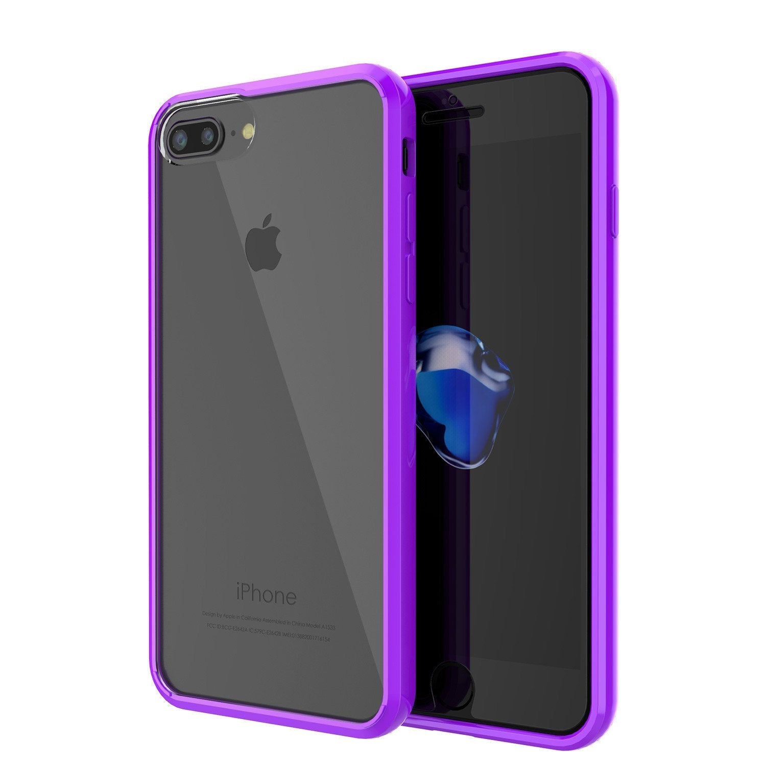 iPhone 8 Case Punkcase® LUCID 2.0 White Series w/ PUNK SHIELD Screen Protector | Ultra Fit