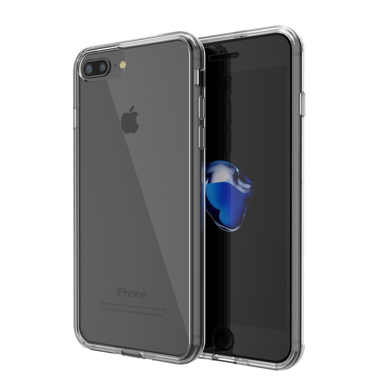 iPhone 8 Case Punkcase® LUCID 2.0 White Series w/ PUNK SHIELD Screen Protector | Ultra Fit