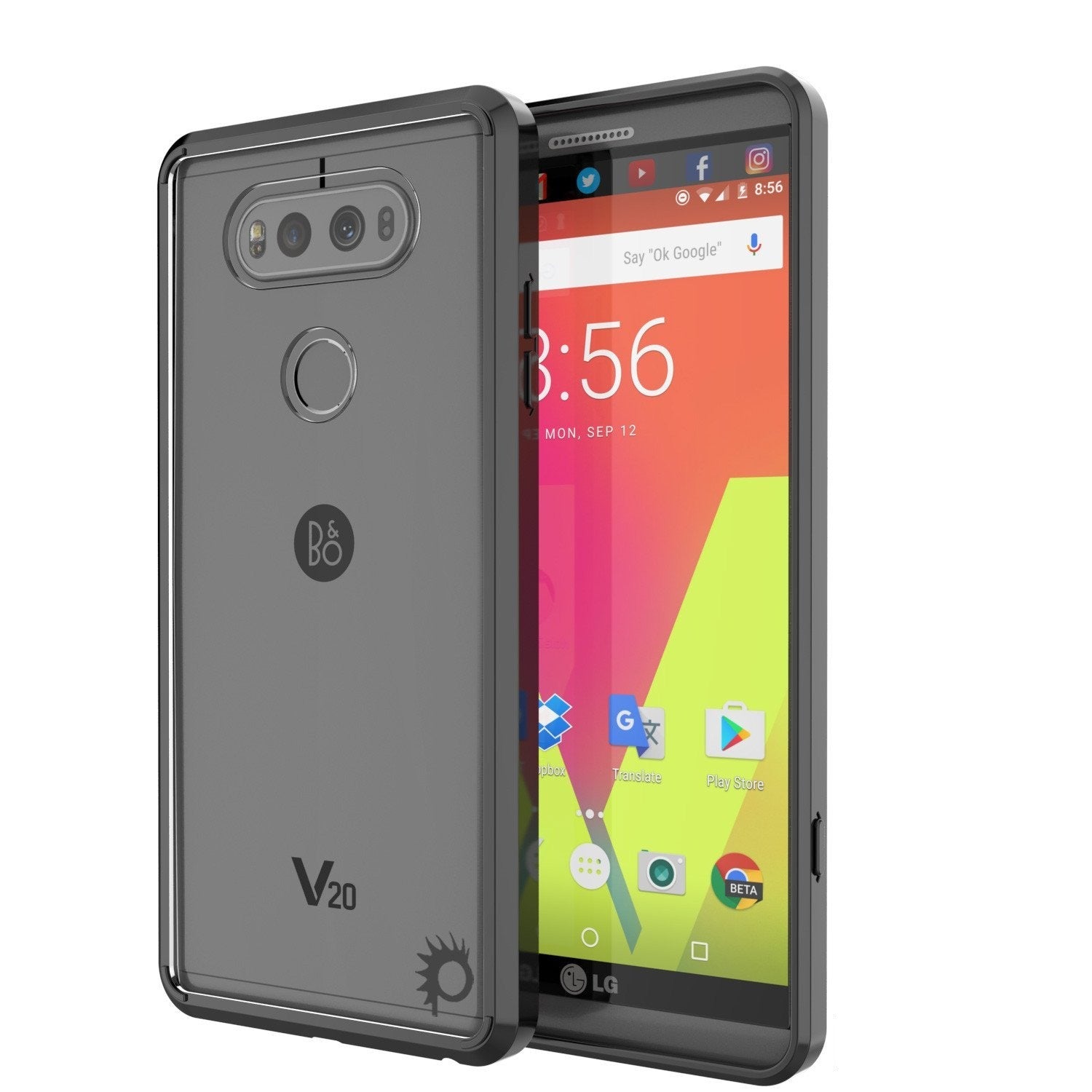 LG v20 Case Punkcase® LUCID 2.0 Purple Series w/ PUNK SHIELD Glass Screen Protector | Ultra Fit