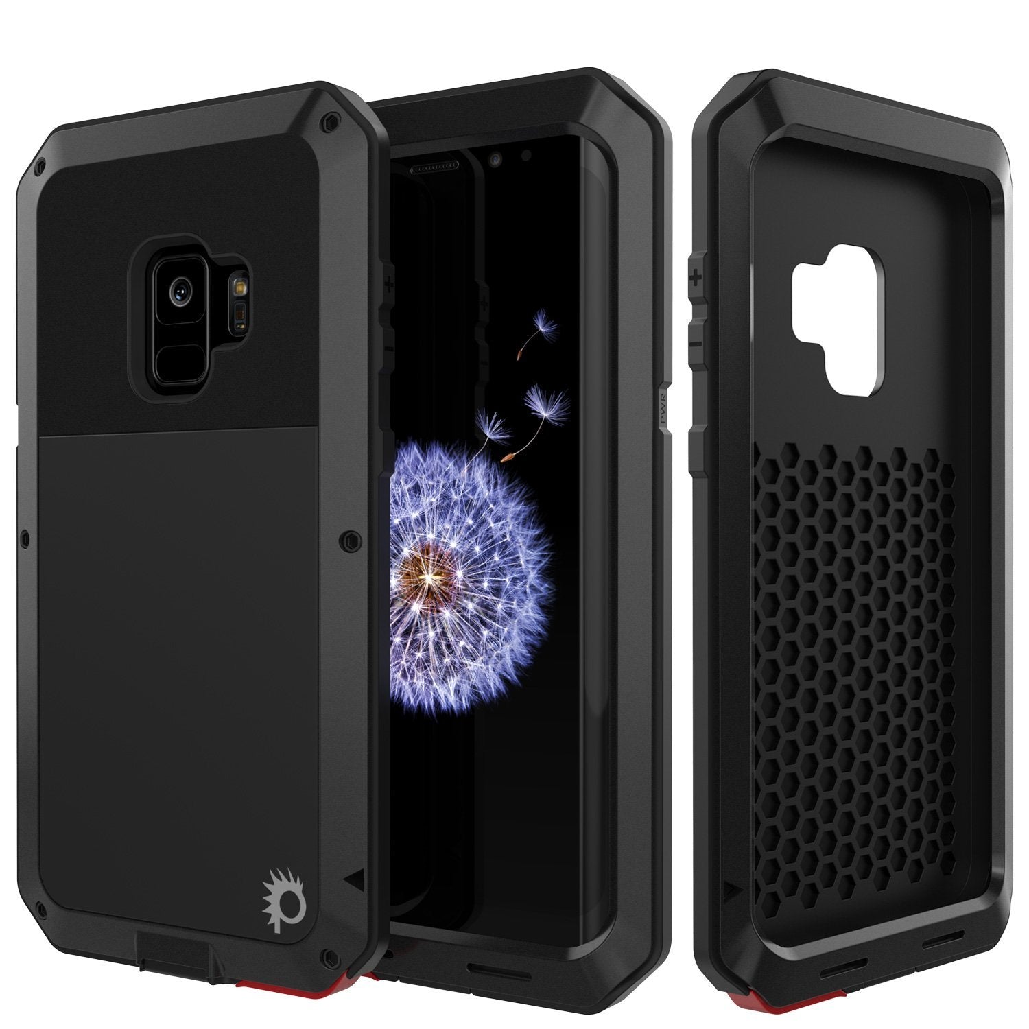 Galaxy S10 Metal Case, Heavy Duty Military Grade Rugged Armor Cover [Neon]