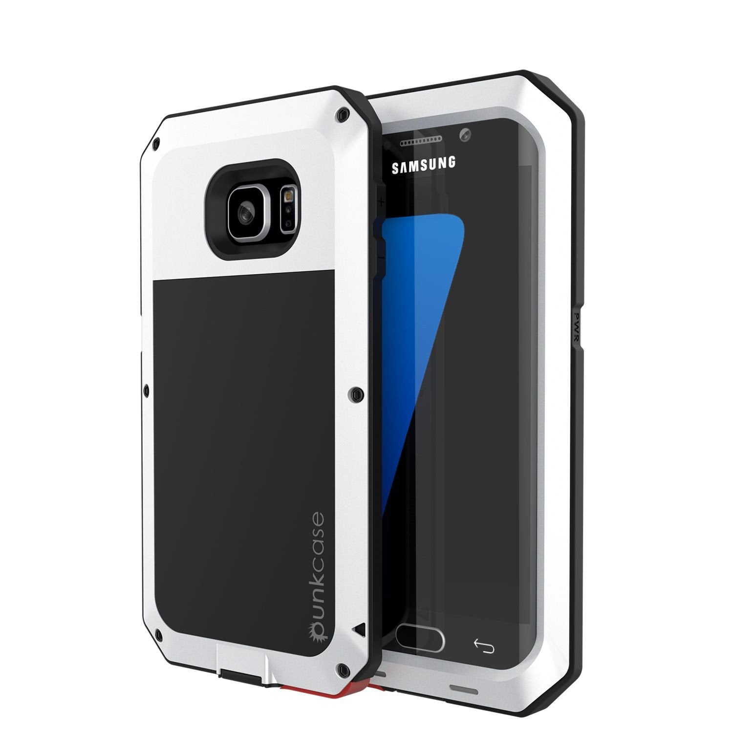 Galaxy S7 EDGE  Case, PUNKcase Metallic Neon Shockproof  Slim Metal Armor Case