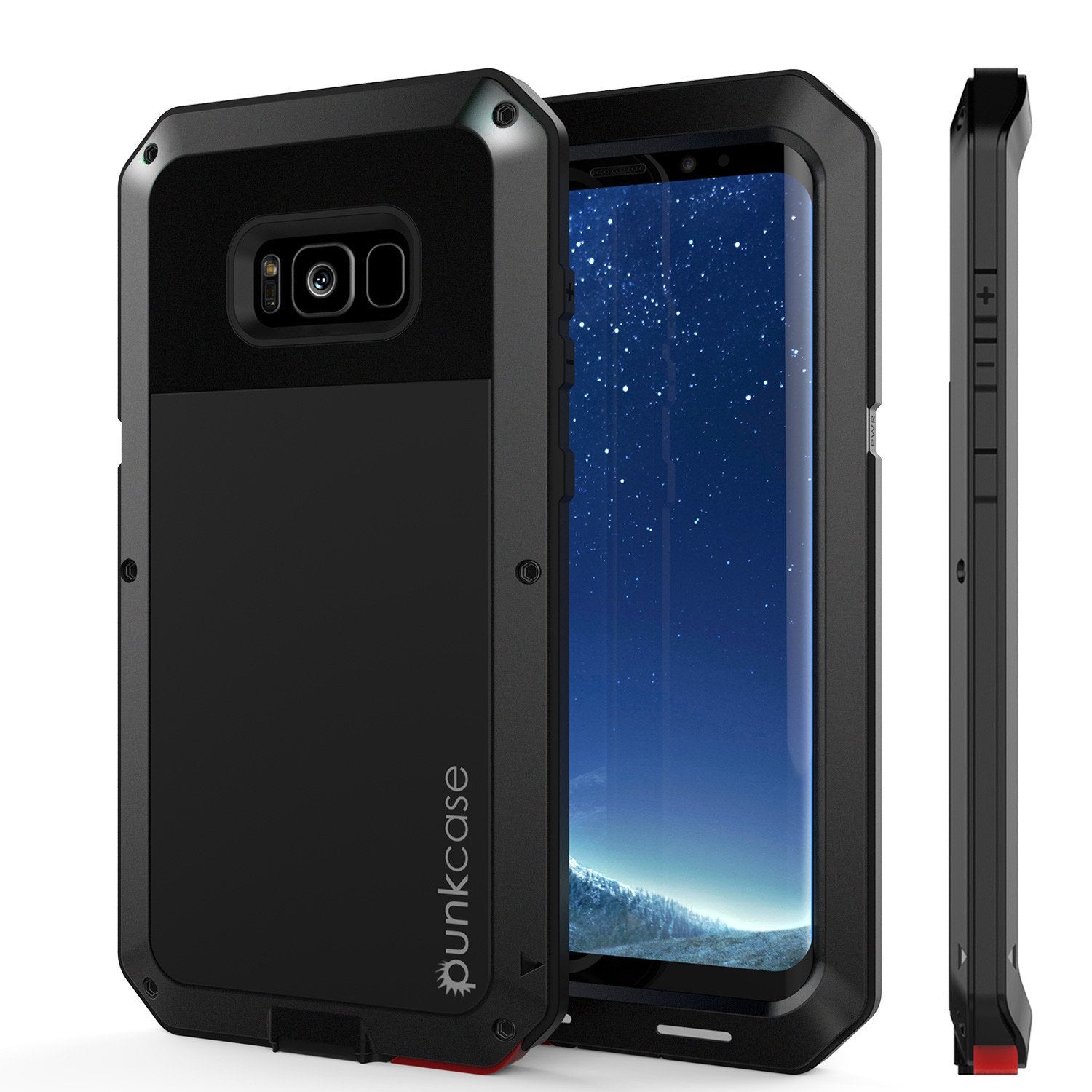 Galaxy S8  Case, PUNKcase Metallic Neon Shockproof  Slim Metal Armor Case