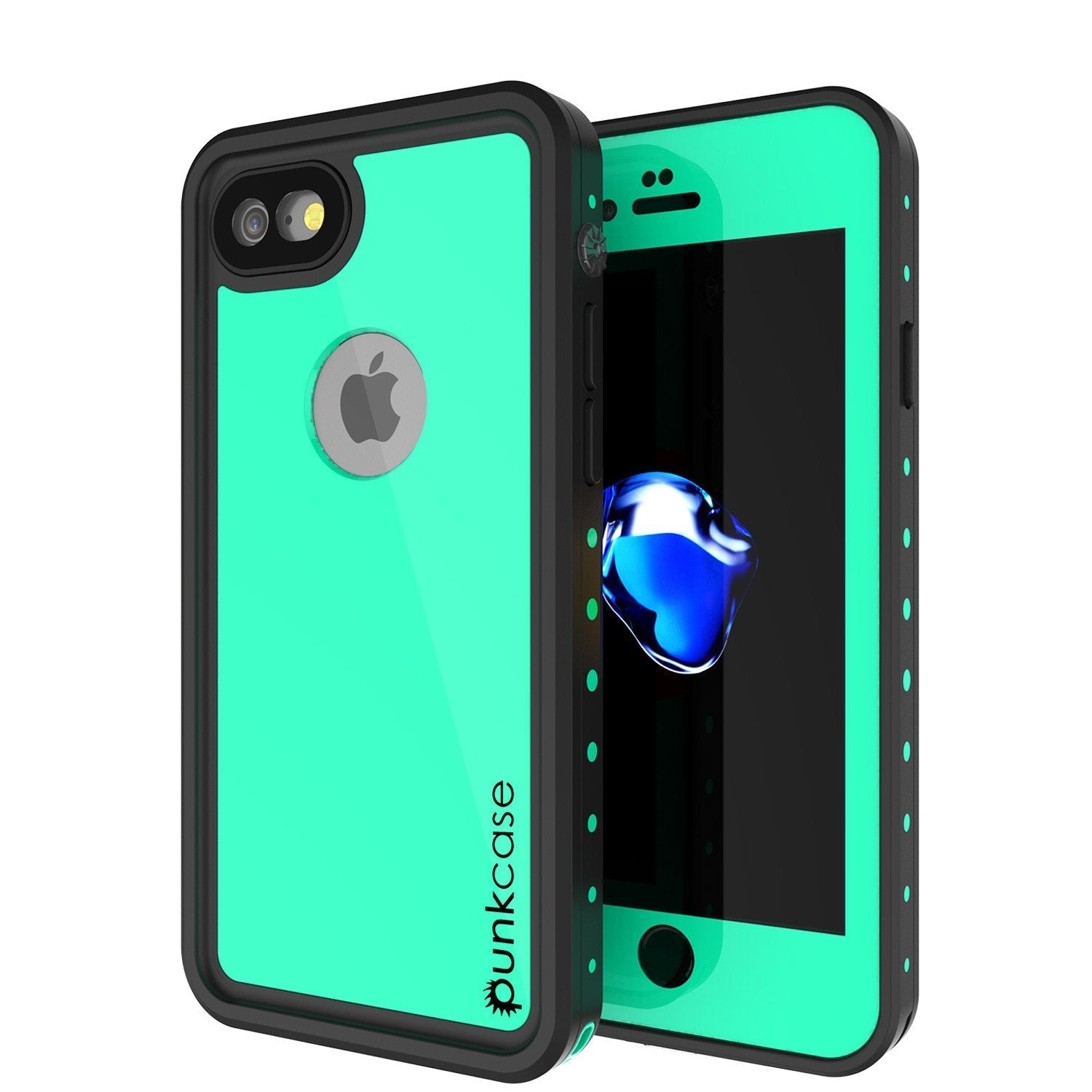 iPhone 7 Waterproof IP68 Case, Punkcase [Pink] [StudStar Series] [Slim Fit] [Dirtproof] [Snowproof]