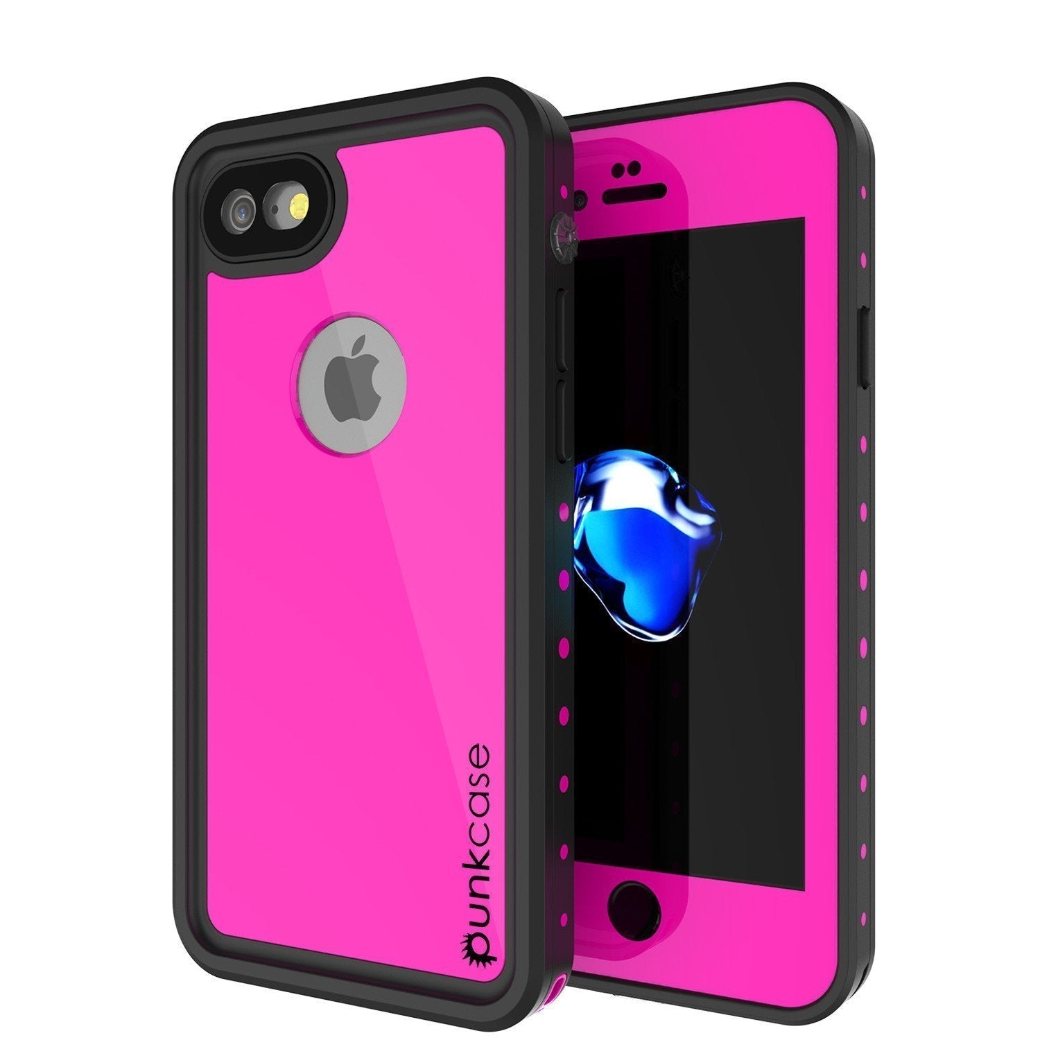 iPhone 8 Waterproof Case, Punkcase [Light Green] [StudStar Series] [Slim Fit][IP68 Certified]  [Dirt/Snow Proof]