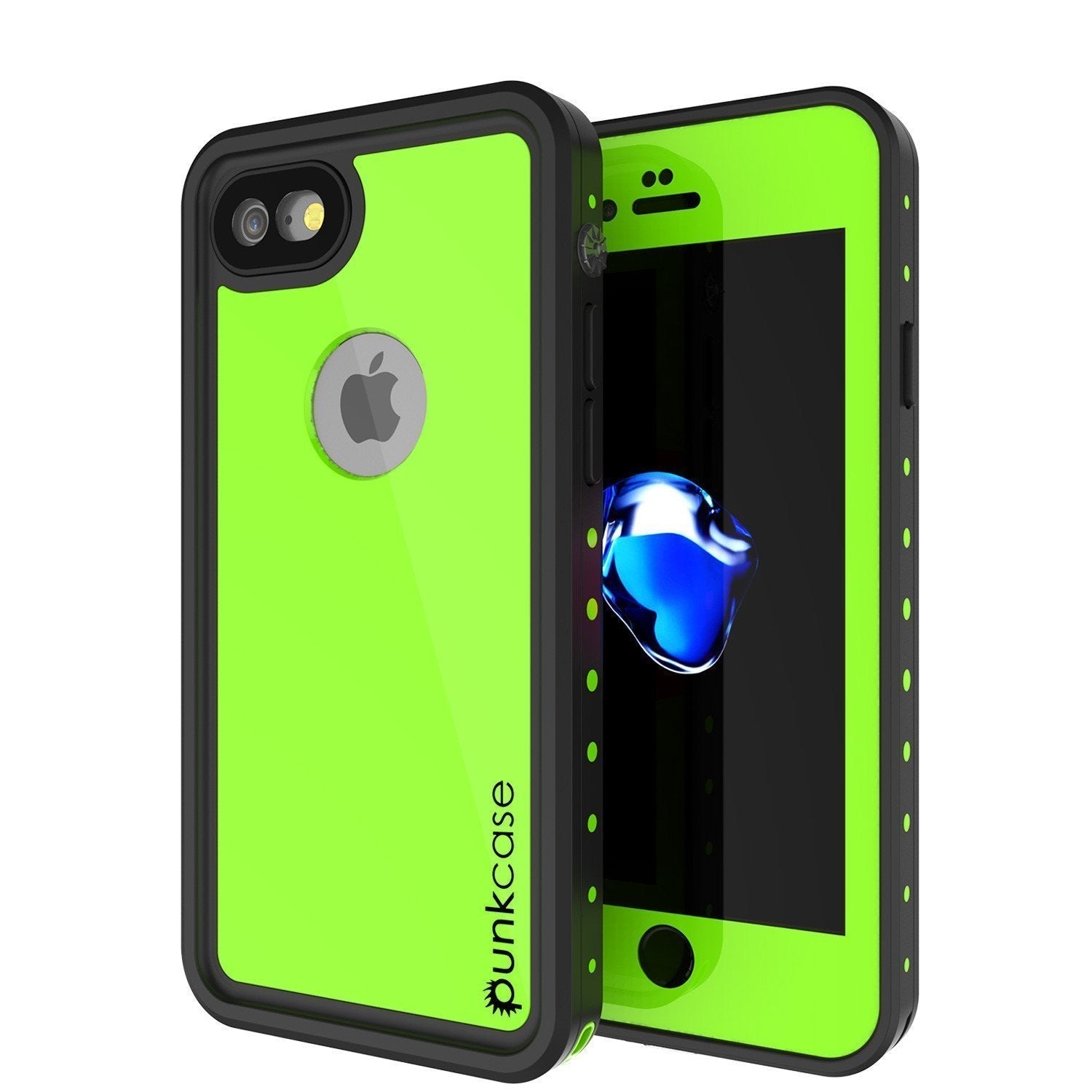 iPhone SE (4.7") Waterproof Case, Punkcase [Light Blue] [StudStar Series]  [Slim Fit] [IP68 Certified] [Dirt/Snow Proof]