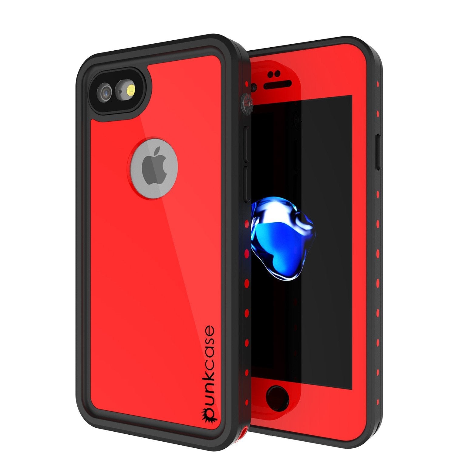 iPhone 7 Waterproof IP68 Case, Punkcase [Light Green] [StudStar Series] [Slim Fit] [Dirt/Snow Proof]