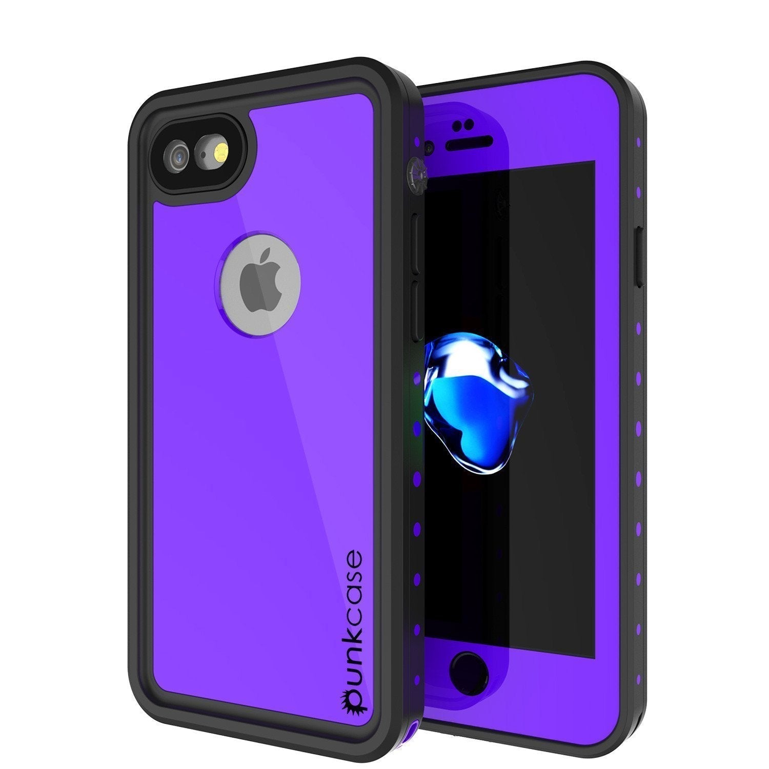 iPhone SE (4.7") Waterproof Case, Punkcase [Light Blue] [StudStar Series]  [Slim Fit] [IP68 Certified] [Dirt/Snow Proof]
