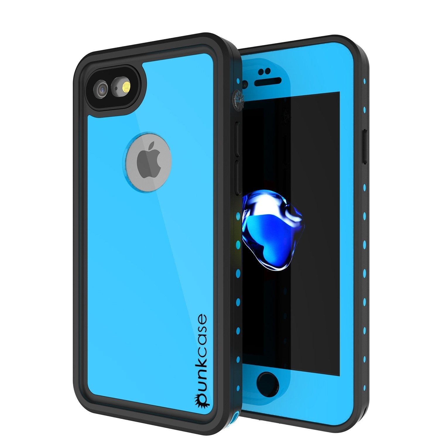 iPhone 7 Waterproof IP68 Case, Punkcase [White] [StudStar Series] [Slim Fit] [Dirtproof] [Snowproof]