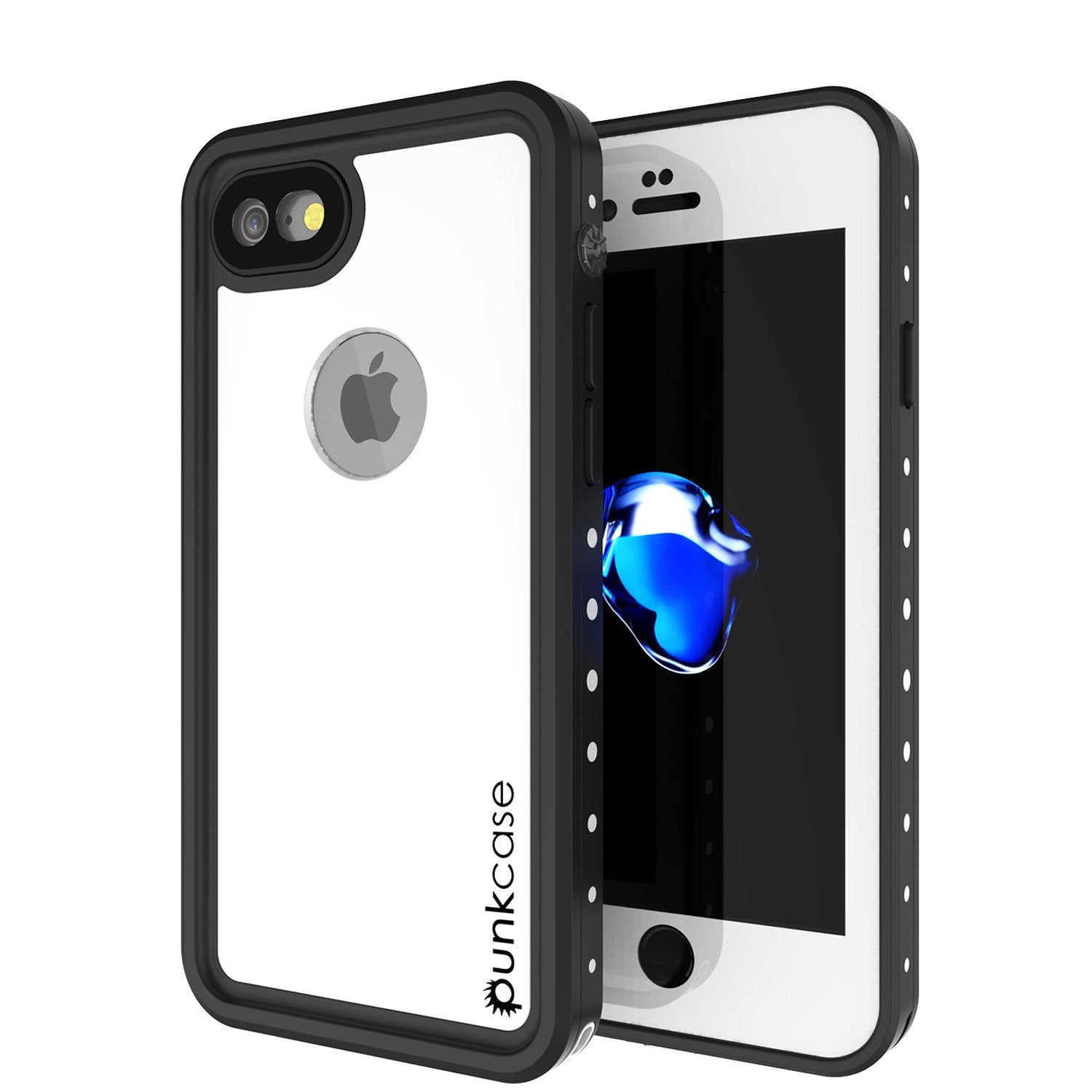 iPhone 7 Waterproof IP68 Case, Punkcase [Light Green] [StudStar Series] [Slim Fit] [Dirt/Snow Proof]