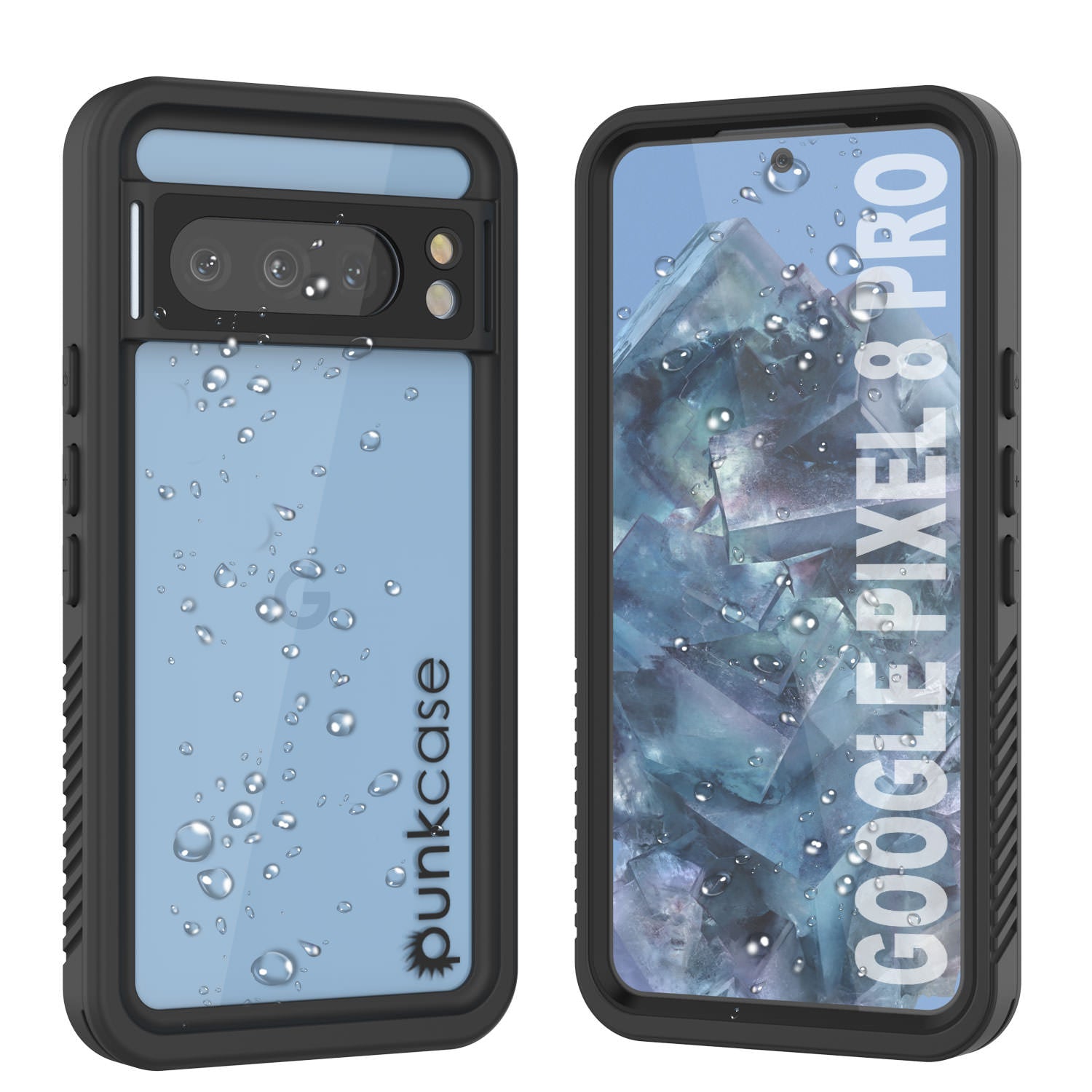 Google Pixel 8 Pro Waterproof Case, Punkcase [Extreme Series] Armor Cover W/ Built In Screen Protector [White]